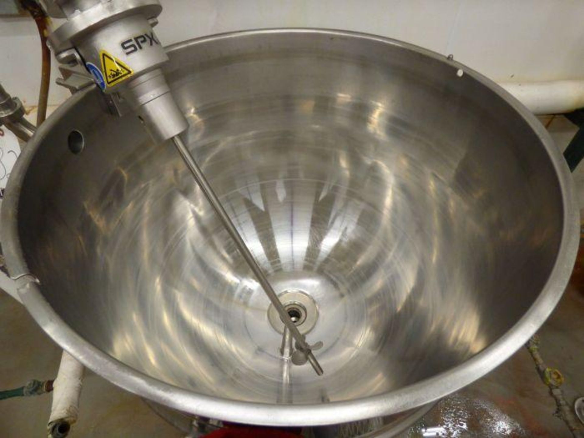 Stainless Steel Jacketed Steam Kettle with Mixer - Image 5 of 7