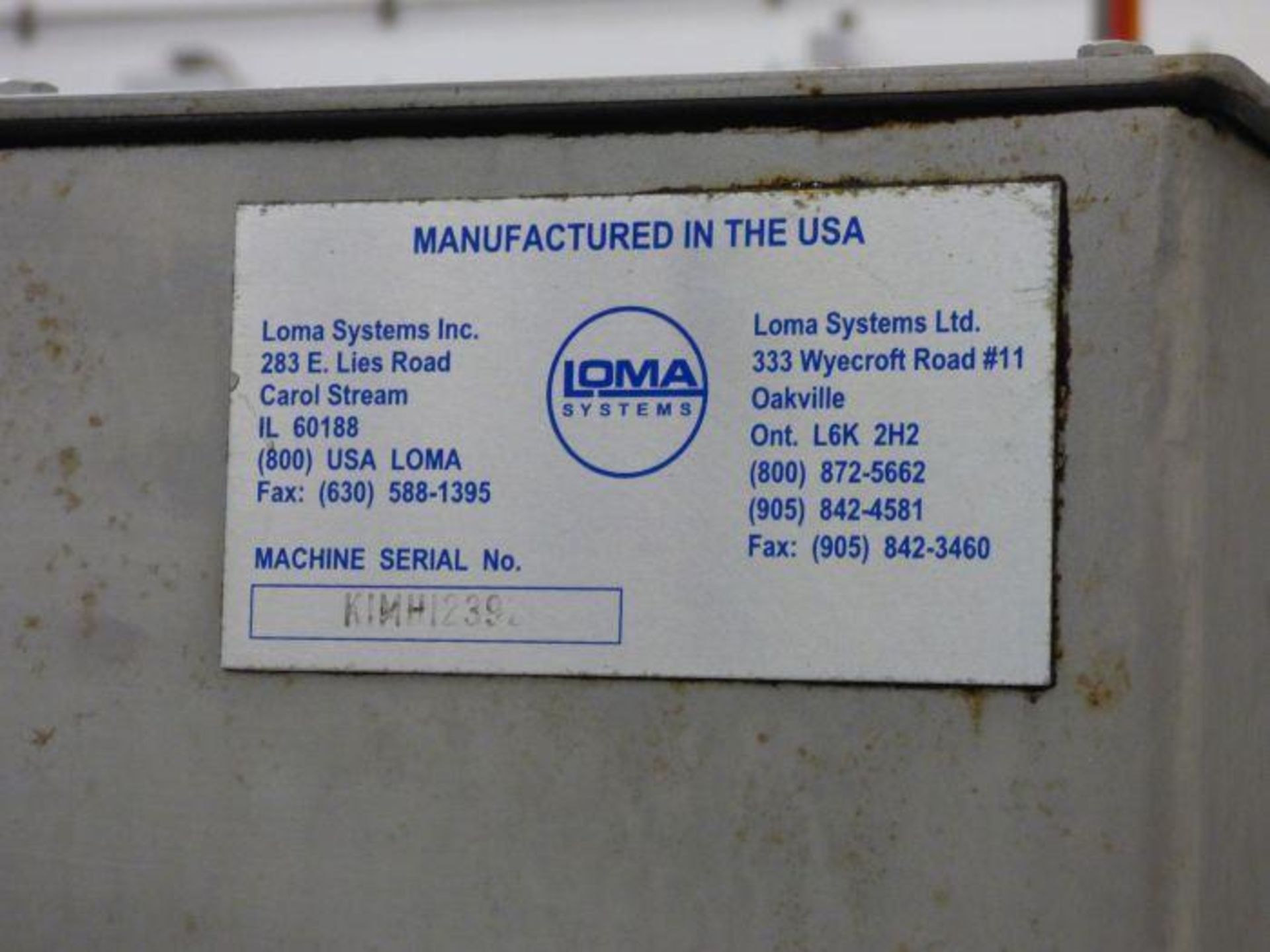 Loma Stainless Steel Inline Metal Detector - Image 5 of 9