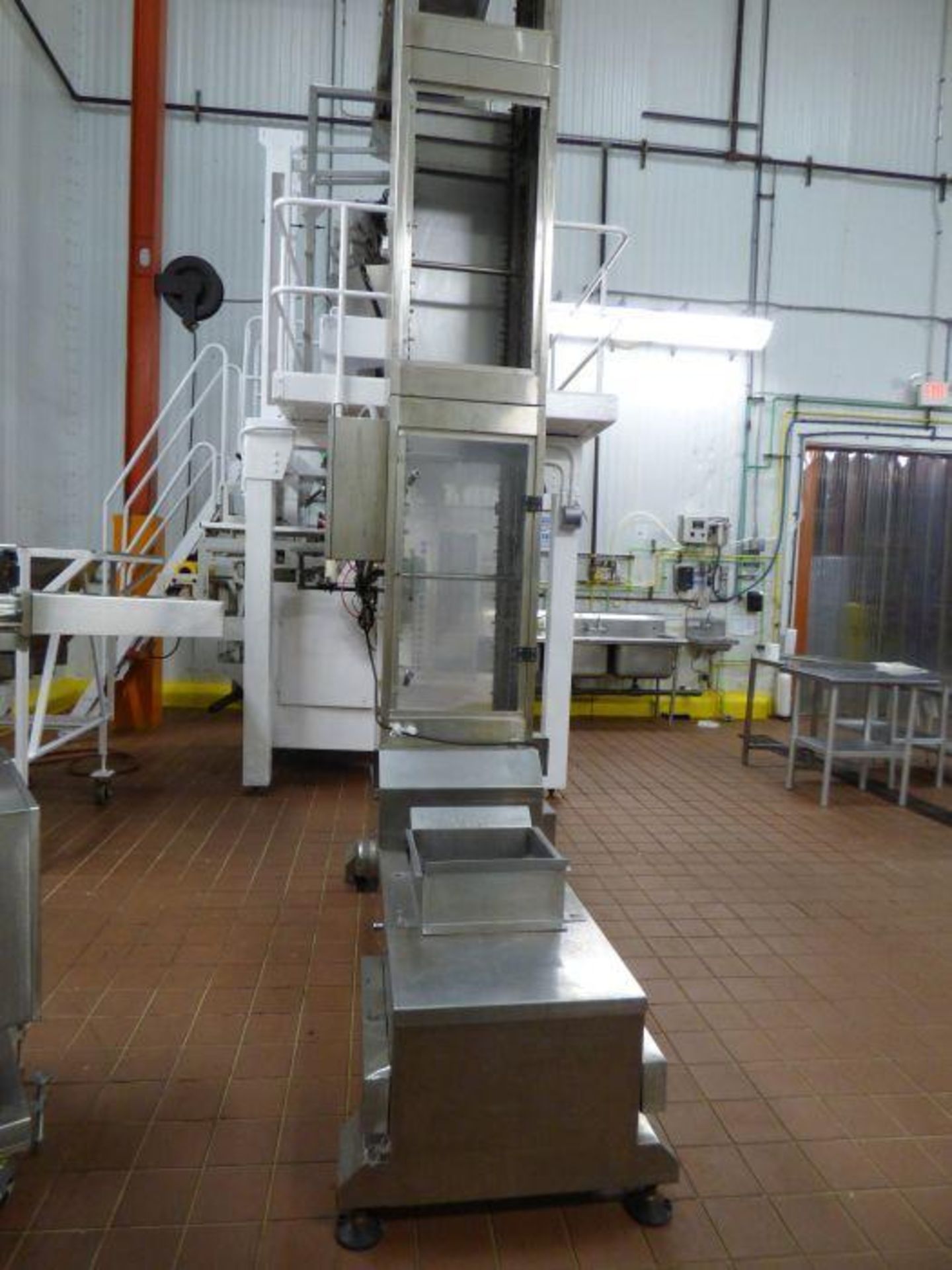 2012 Ohlson Stainless Steel Infeed Bucket Elevator with Eriez Inline Metal Detector - Image 2 of 13