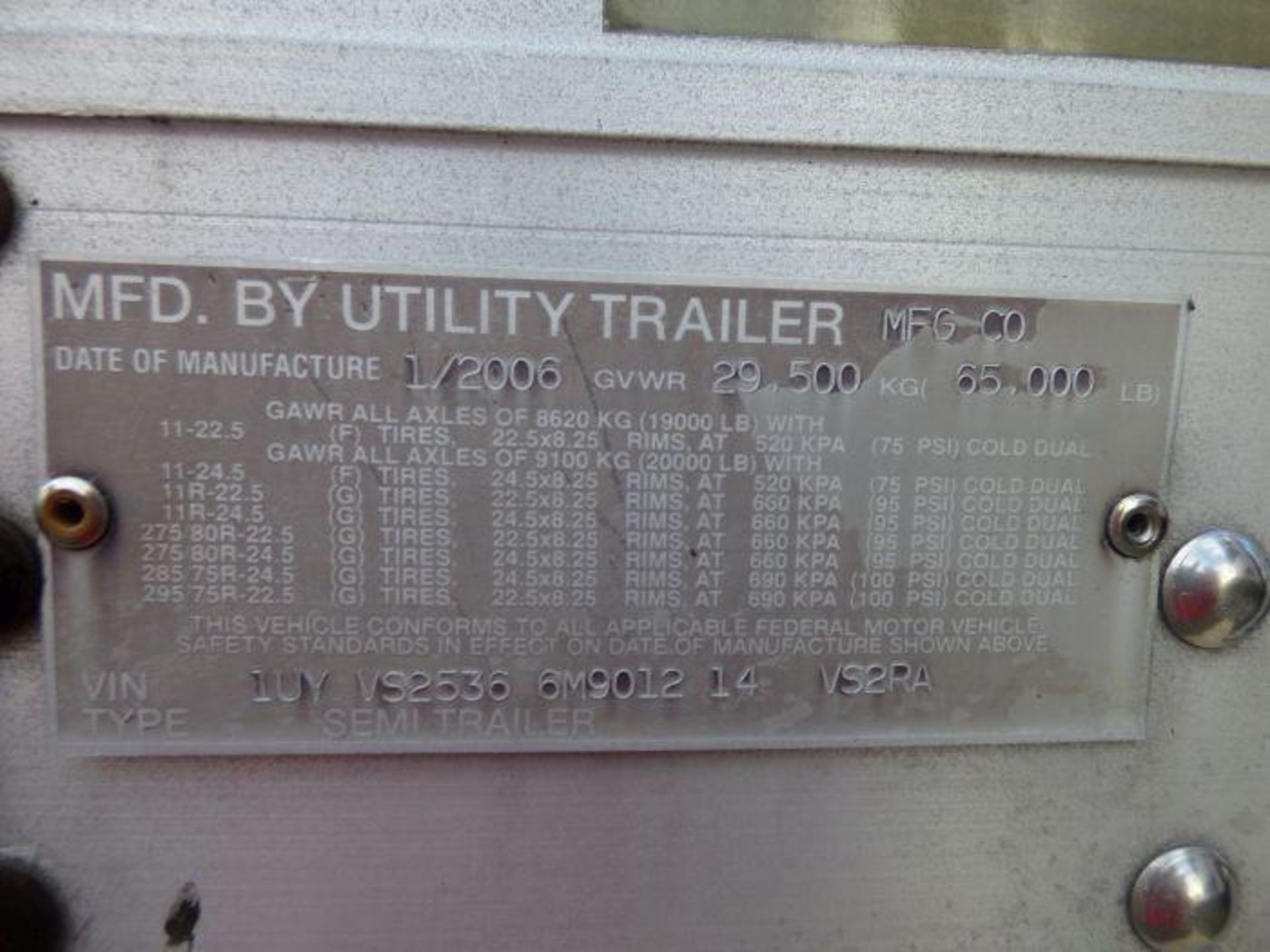 2007 Utility Reefer Trailer, 53 Foot - Image 11 of 13