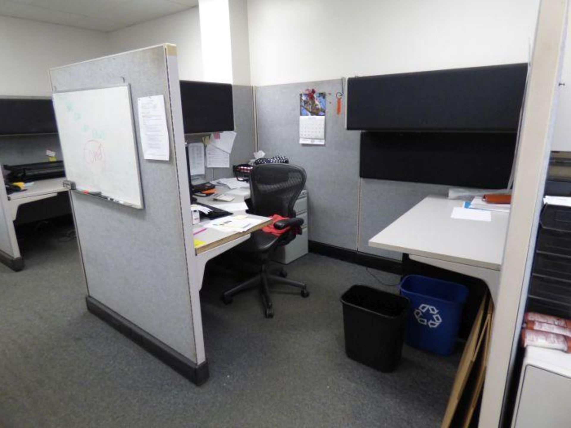 Herman Miller Office Cubicles - Image 3 of 12