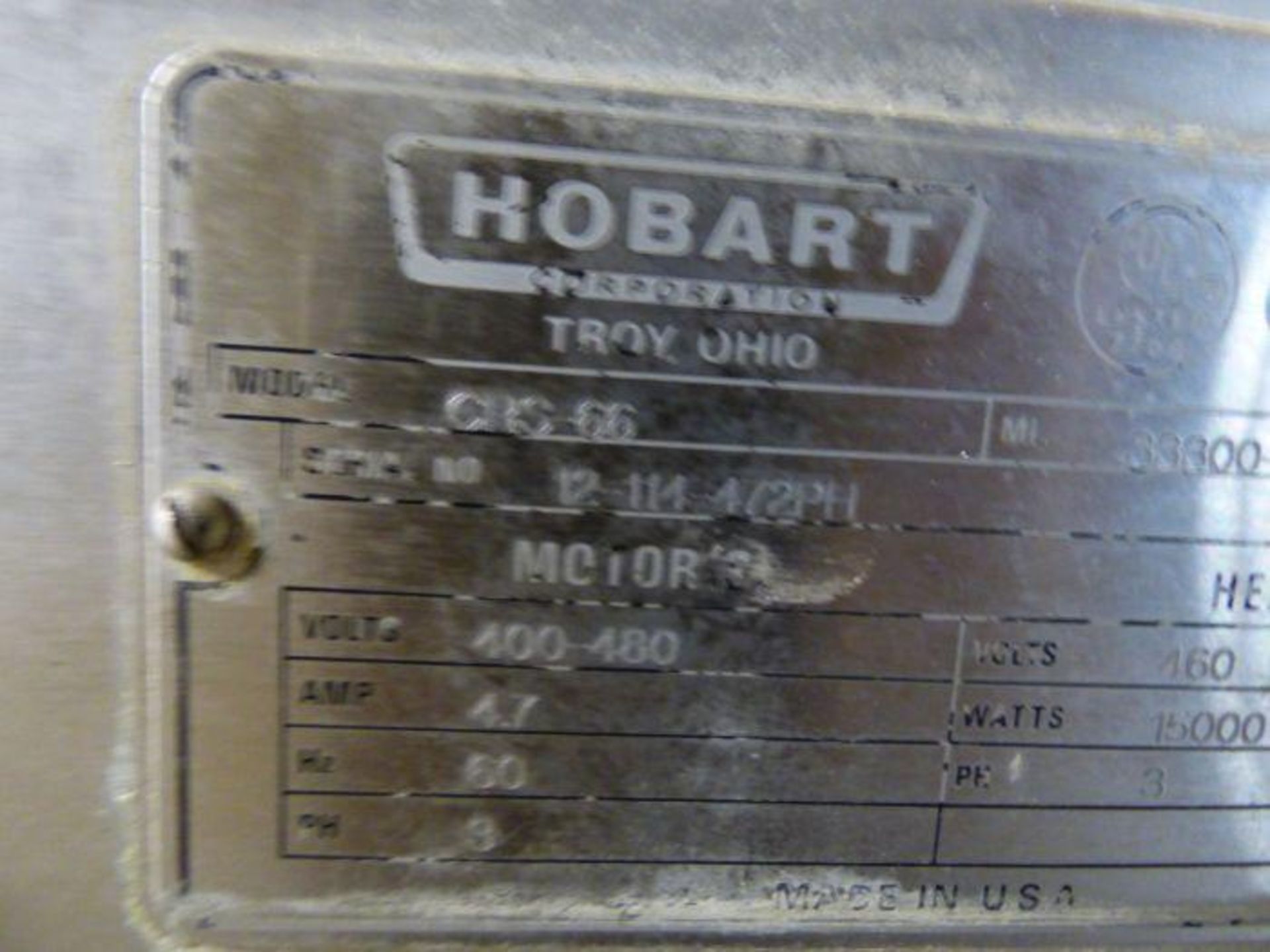Hobart Conveyor Dishwasher - Image 5 of 7