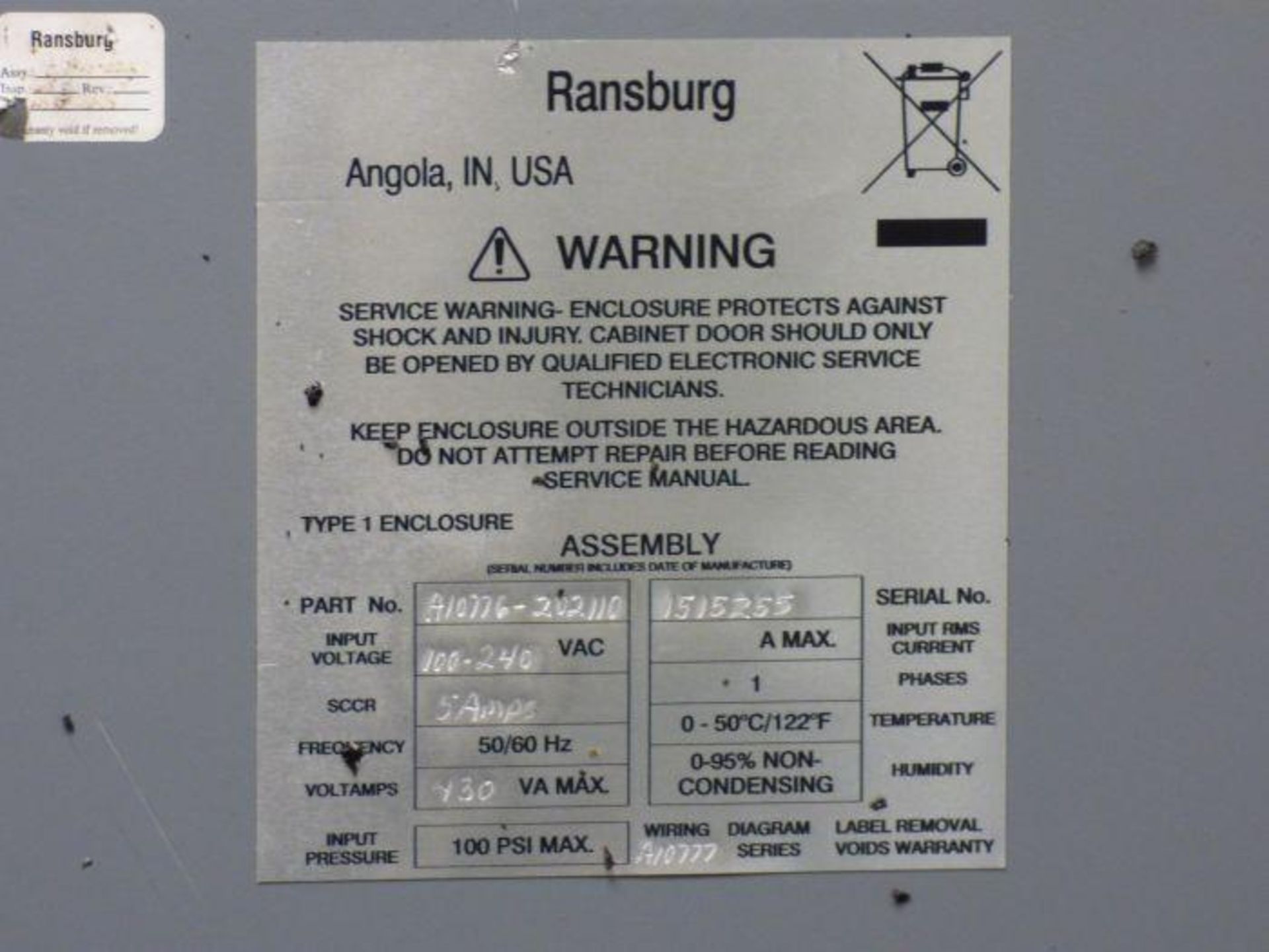 Ransburg Control Panels - Image 5 of 8