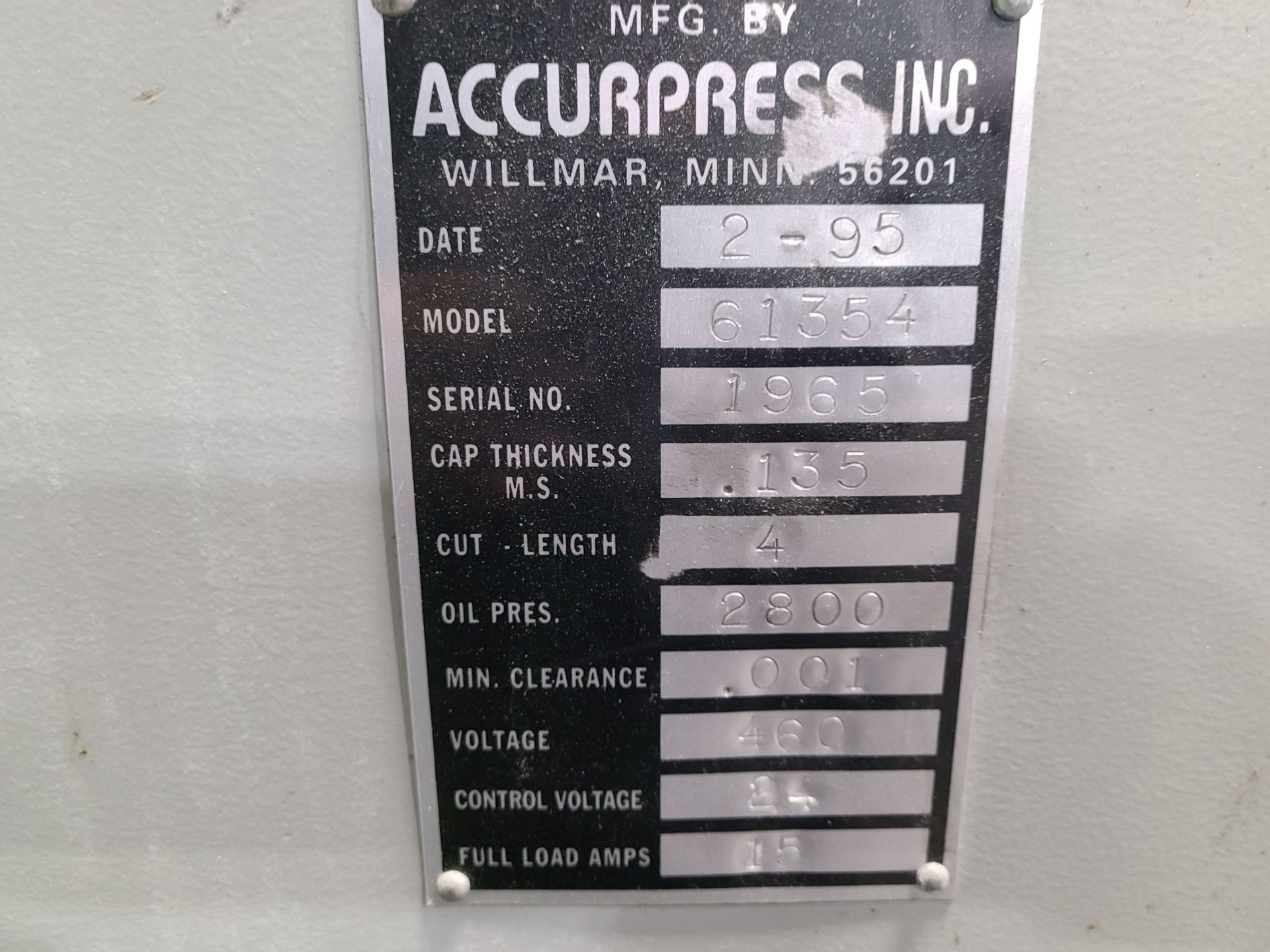 Accurshear Squaring Shear - Image 8 of 8