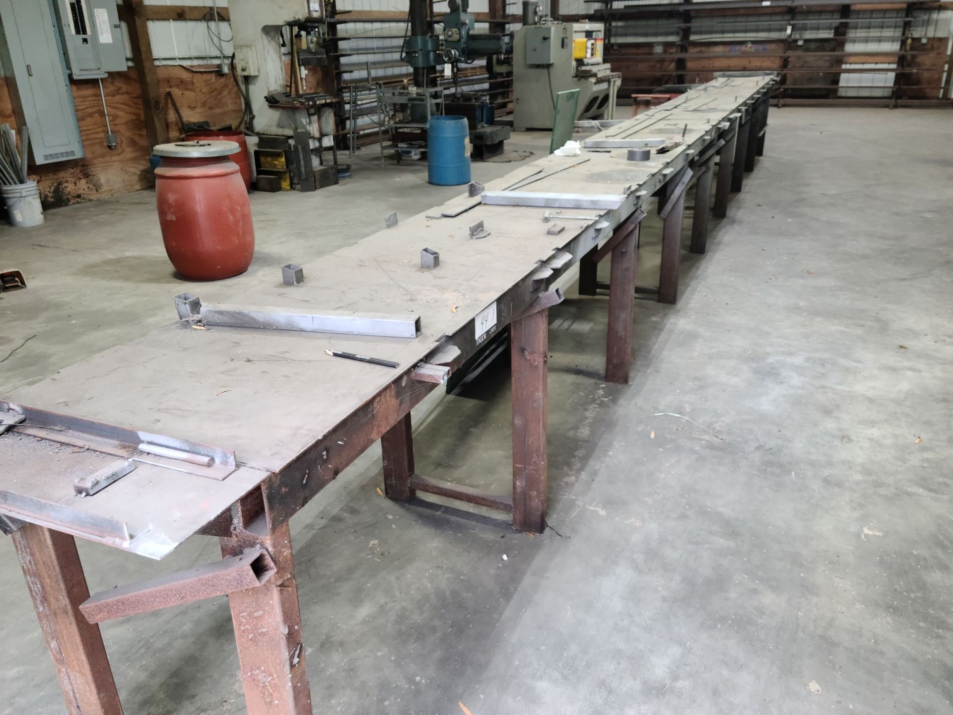 Heavy Duty Truss Steel Layout/Welding Table - Image 4 of 7