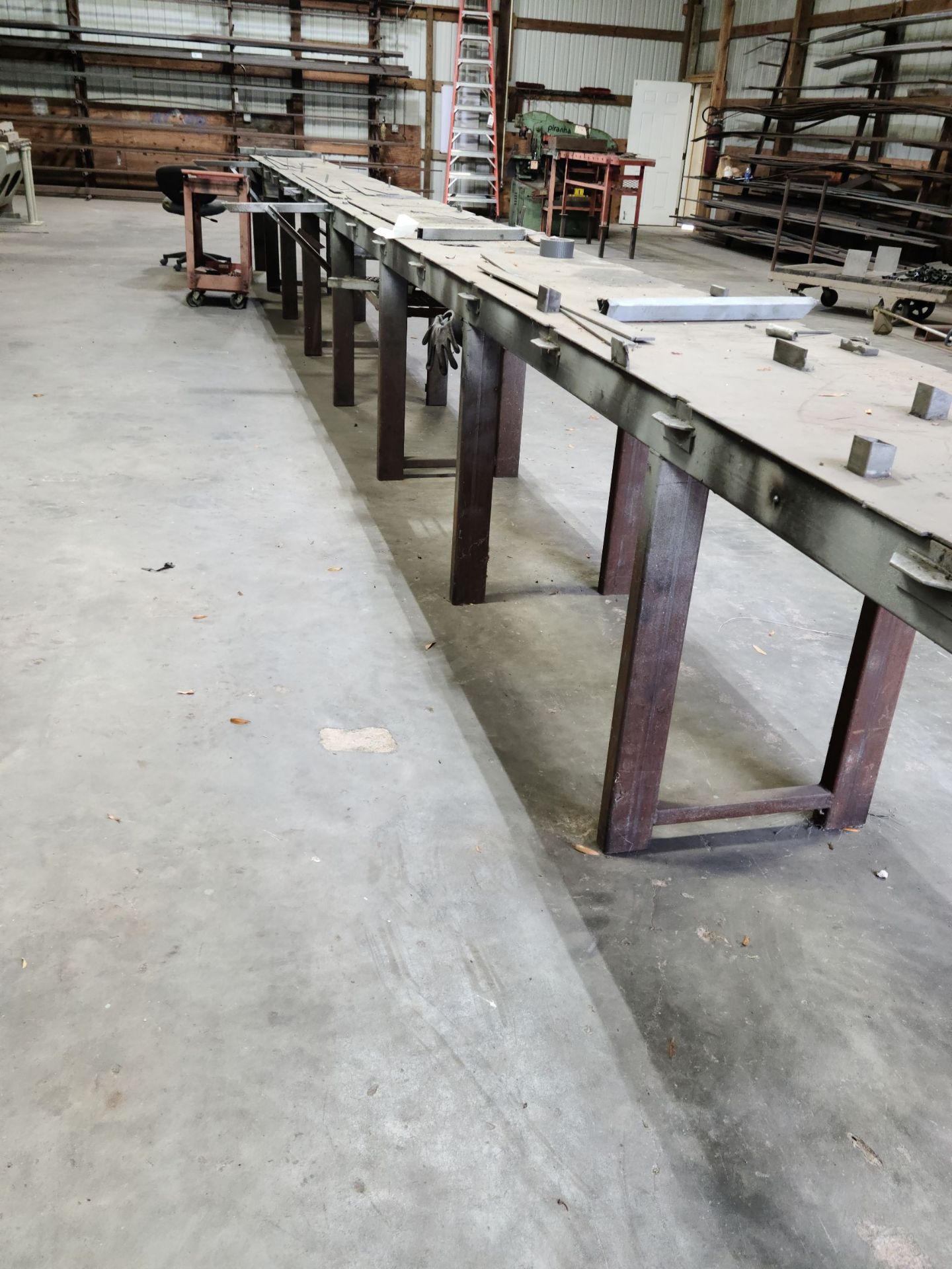 Heavy Duty Truss Steel Layout/Welding Table - Image 7 of 7