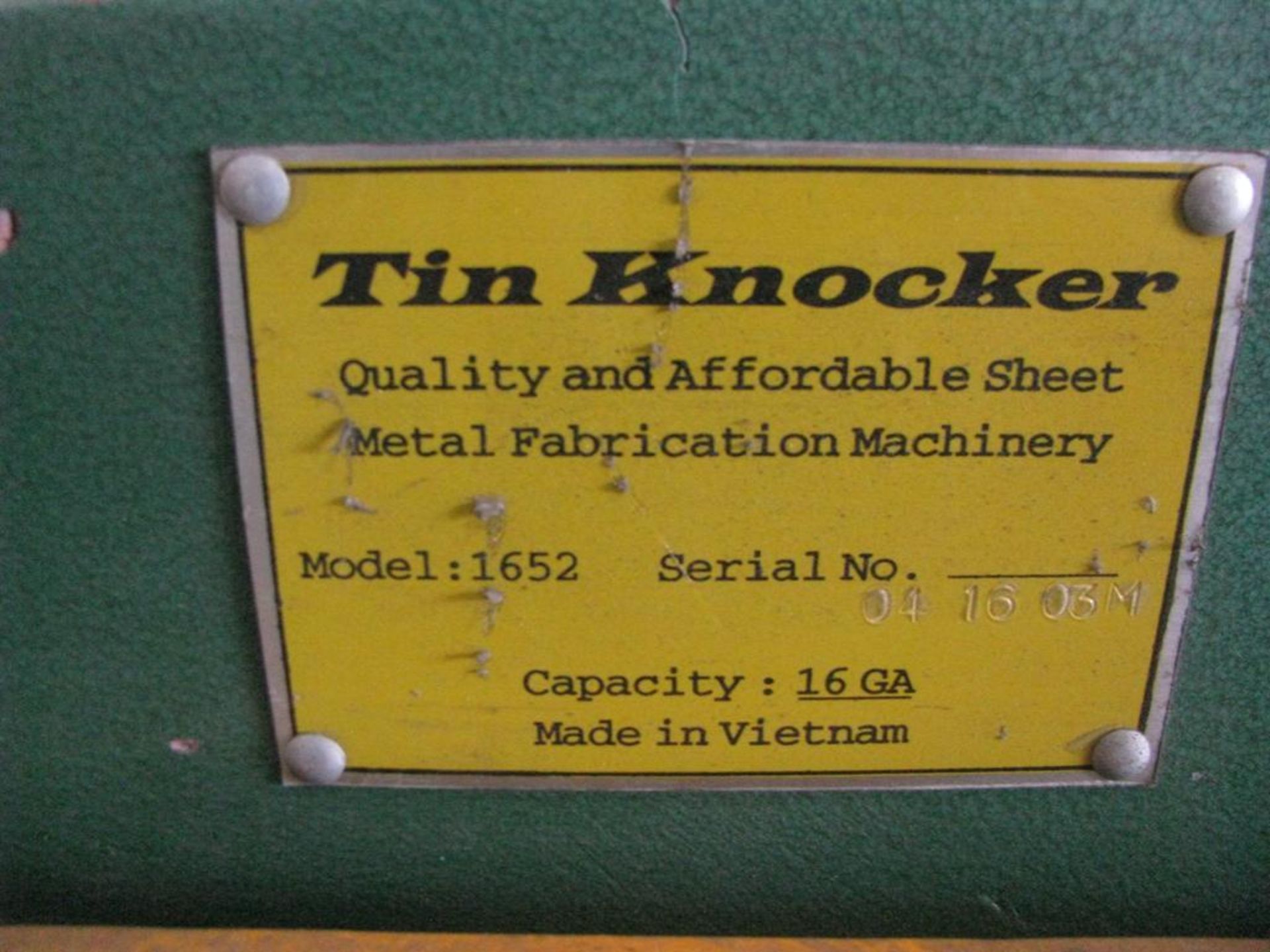 Tin Knocker Manual Stomp Shear - Image 2 of 5