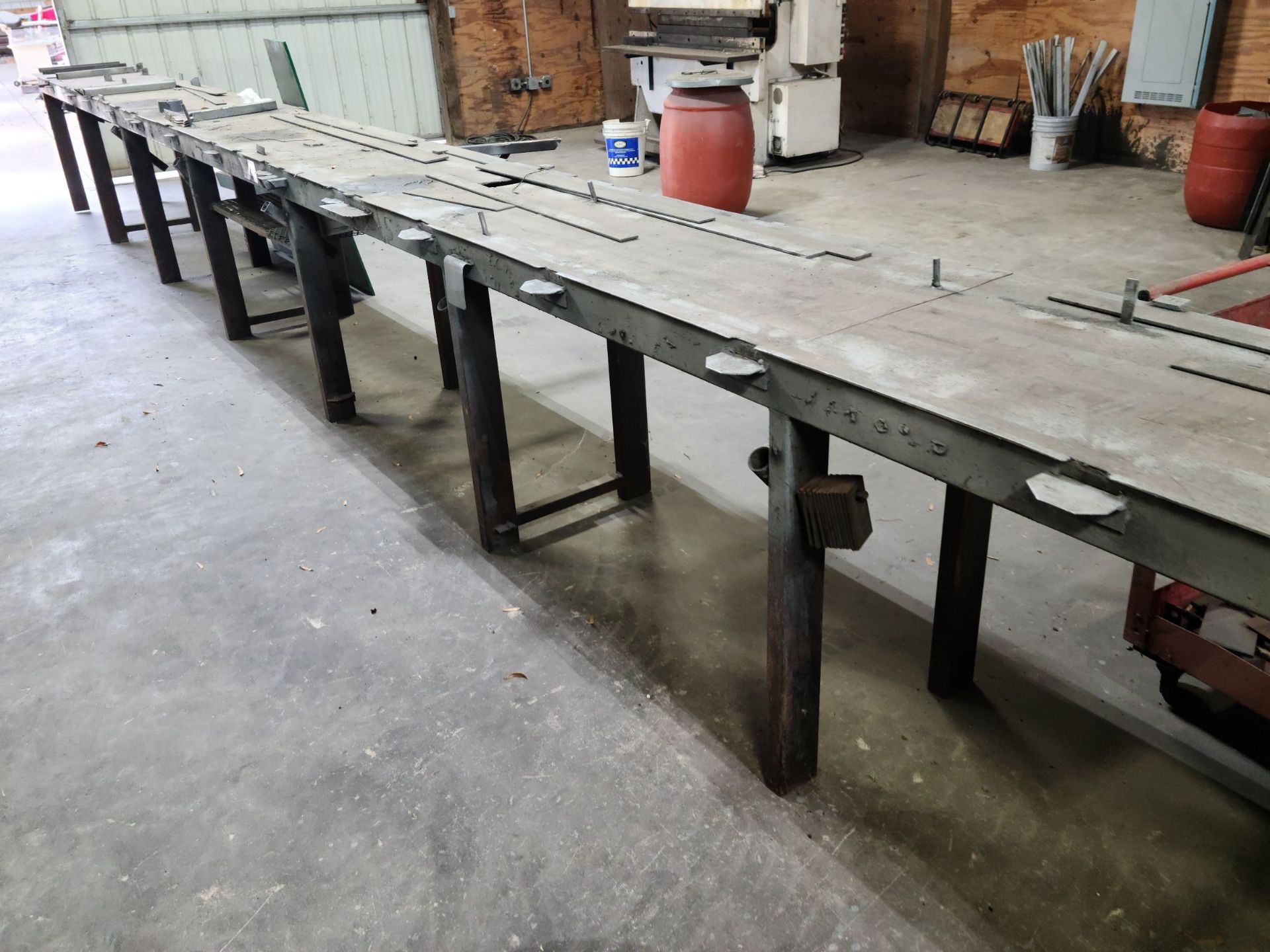 Heavy Duty Truss Steel Layout/Welding Table - Image 3 of 7