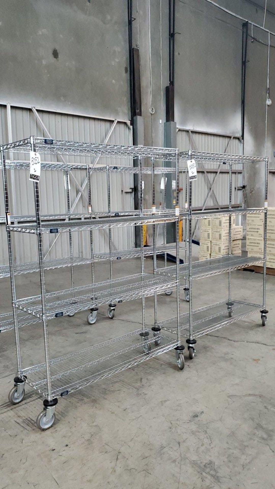 Nexel Chrome Wire Shelving