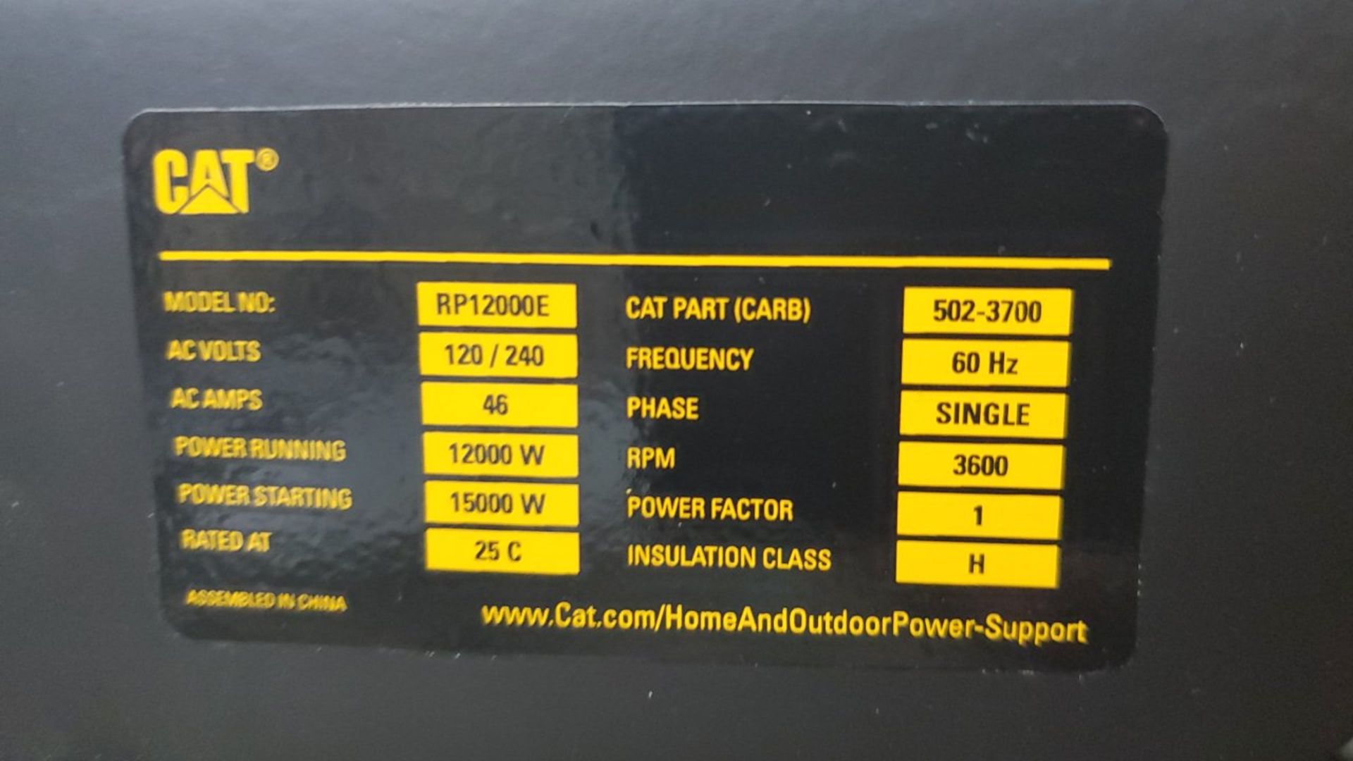 CAT RP12000 E Portable Generator - Image 7 of 10