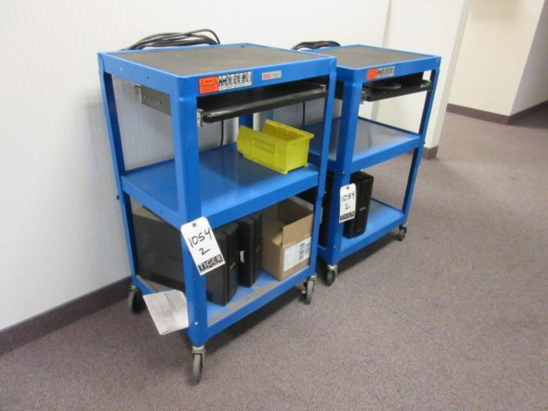 Uline Warehouse Computer Carts - Image 2 of 5