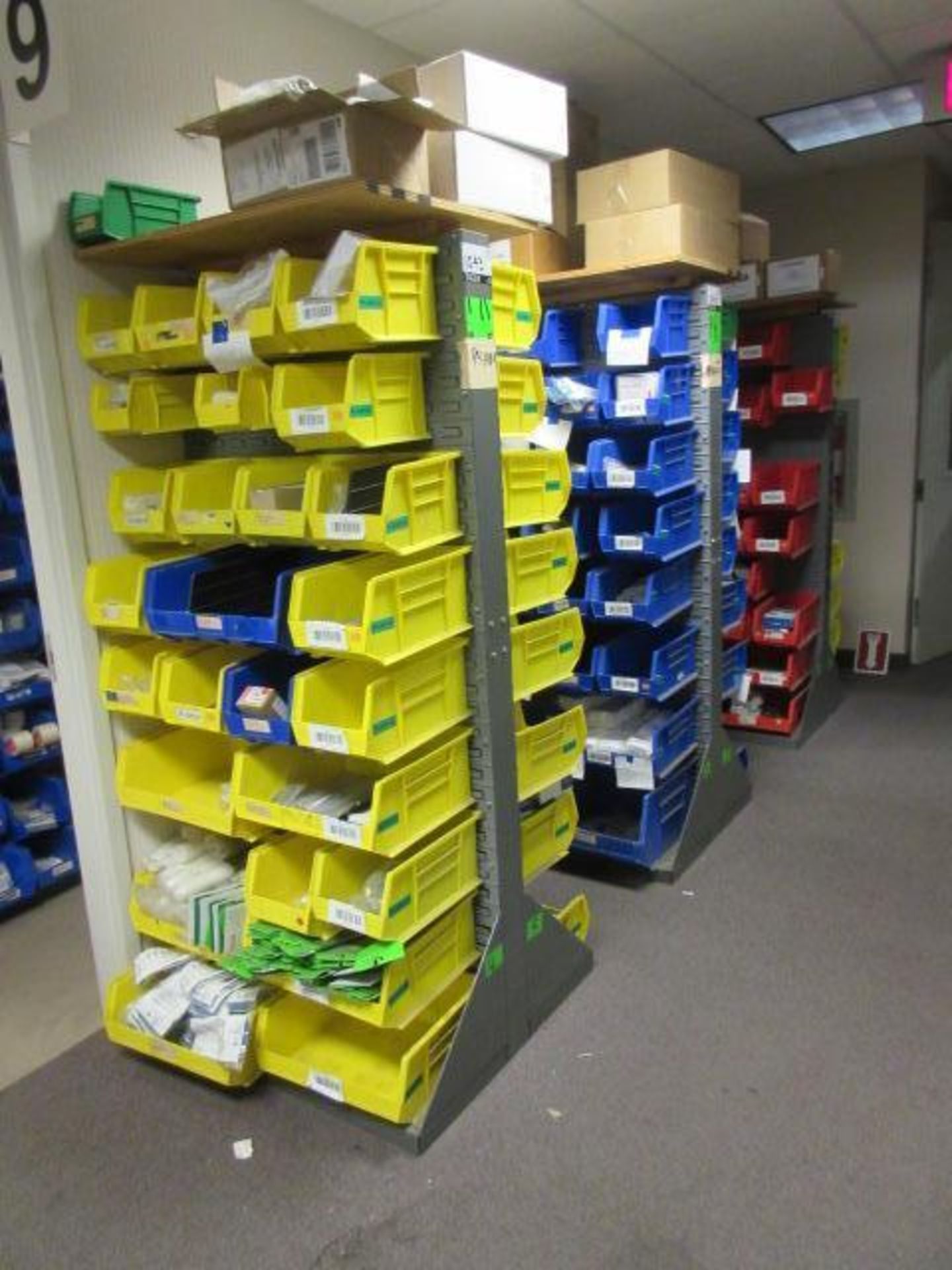 Dual Side Bin Shelving Units - Image 2 of 9