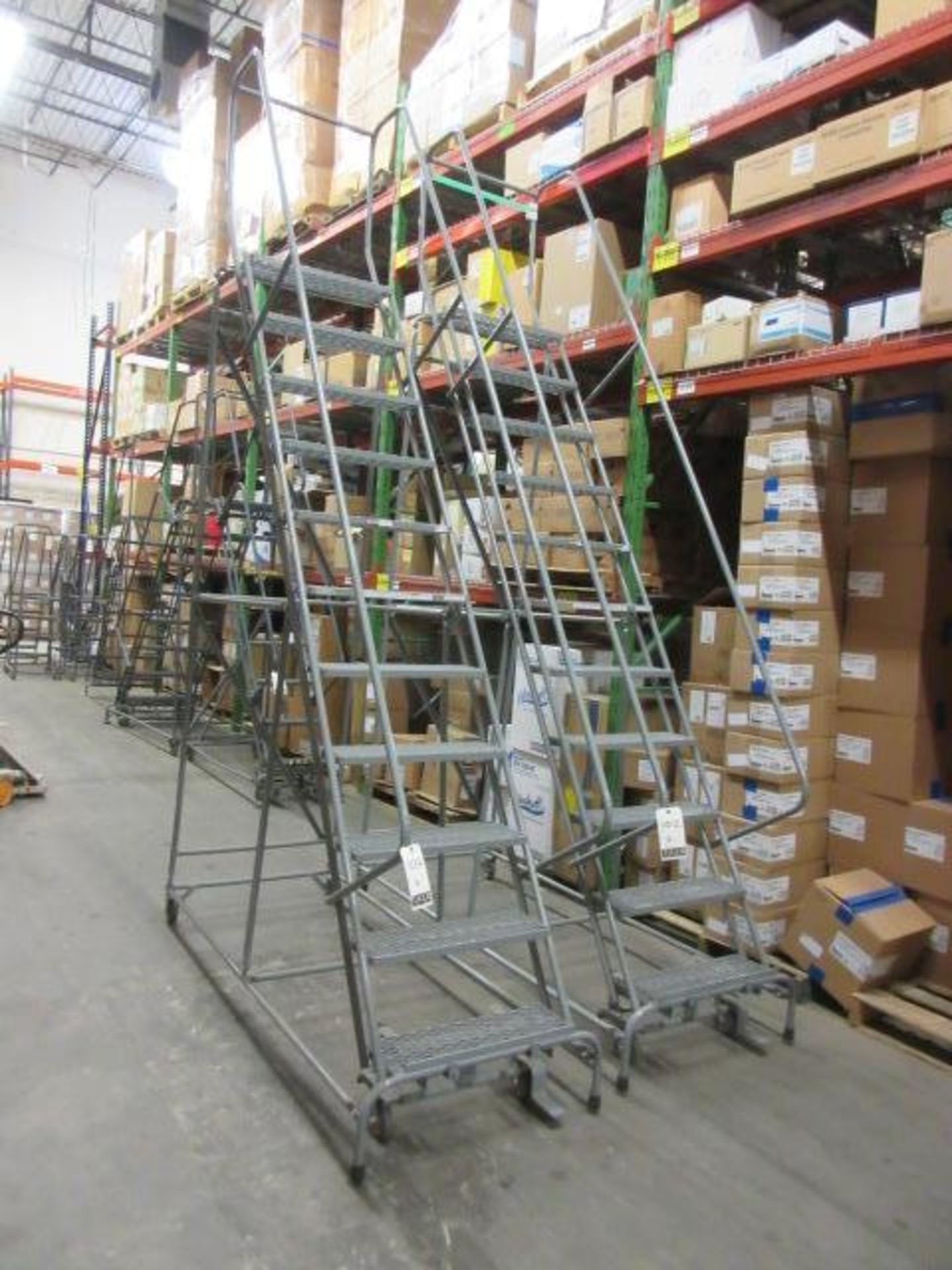 Uline Rolling Warehouse Ladders