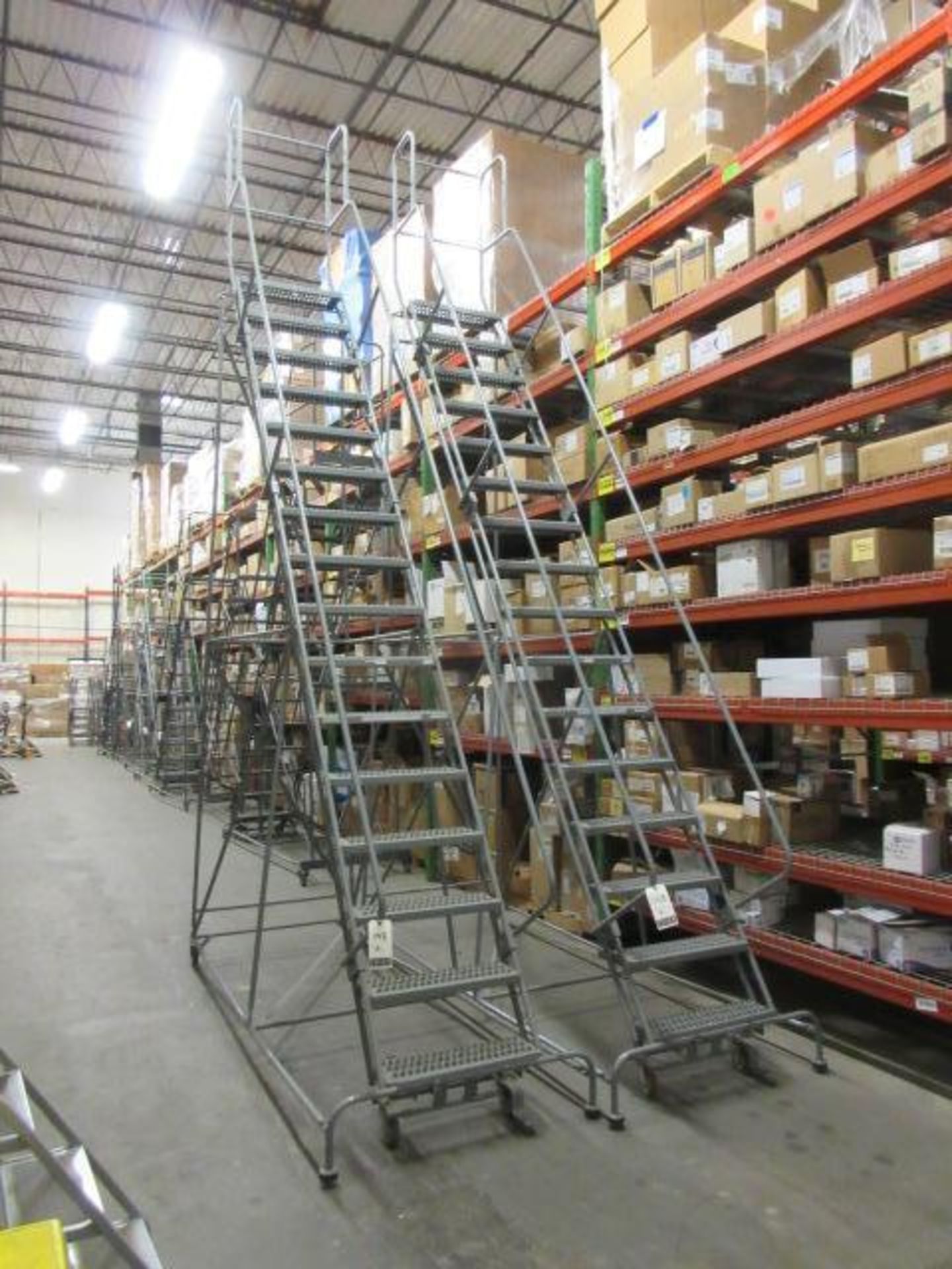 Uline Rolling Warehouse Ladders