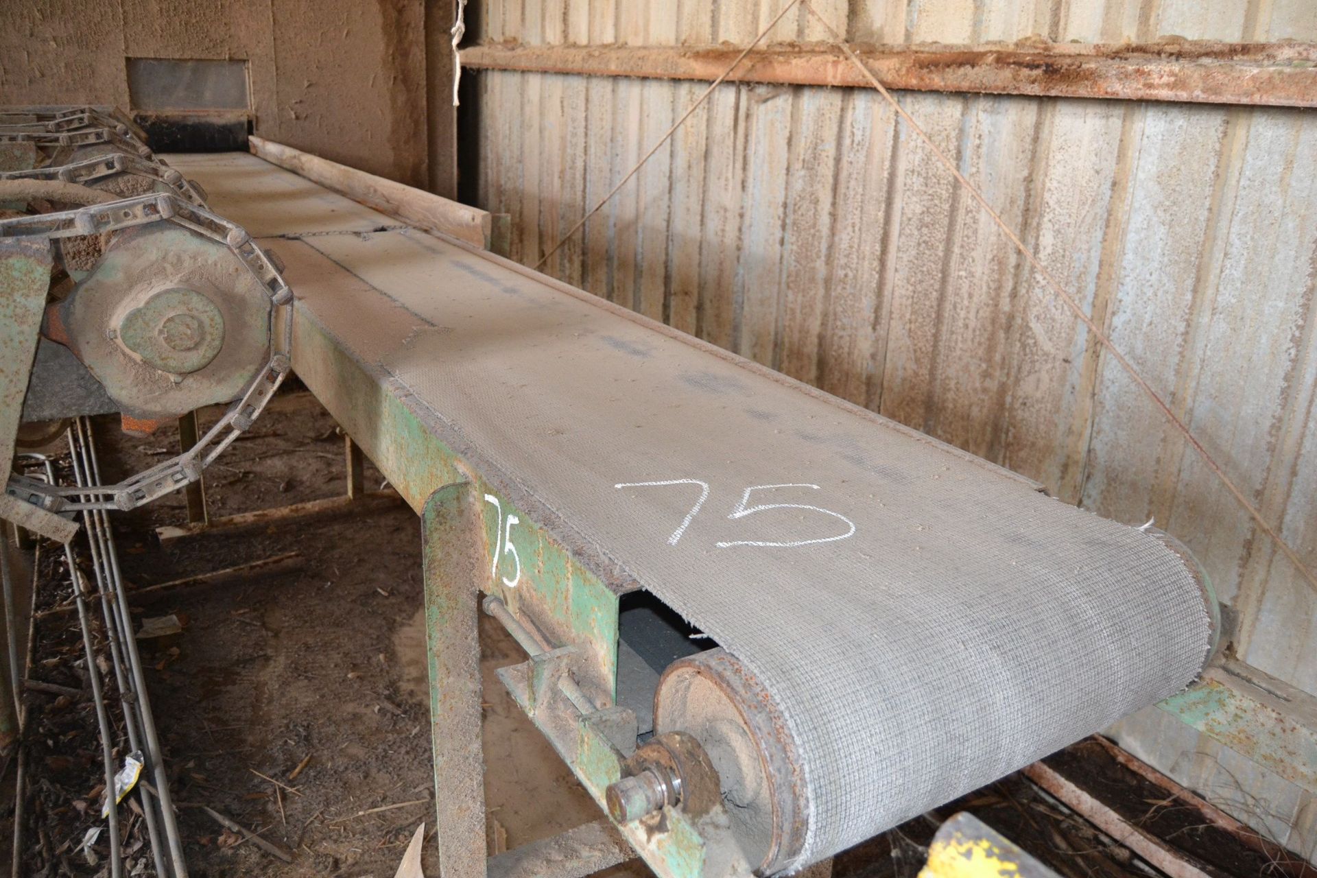 24"X24' BELT INFEED TO PLANER W/DRIVE - Image 2 of 2