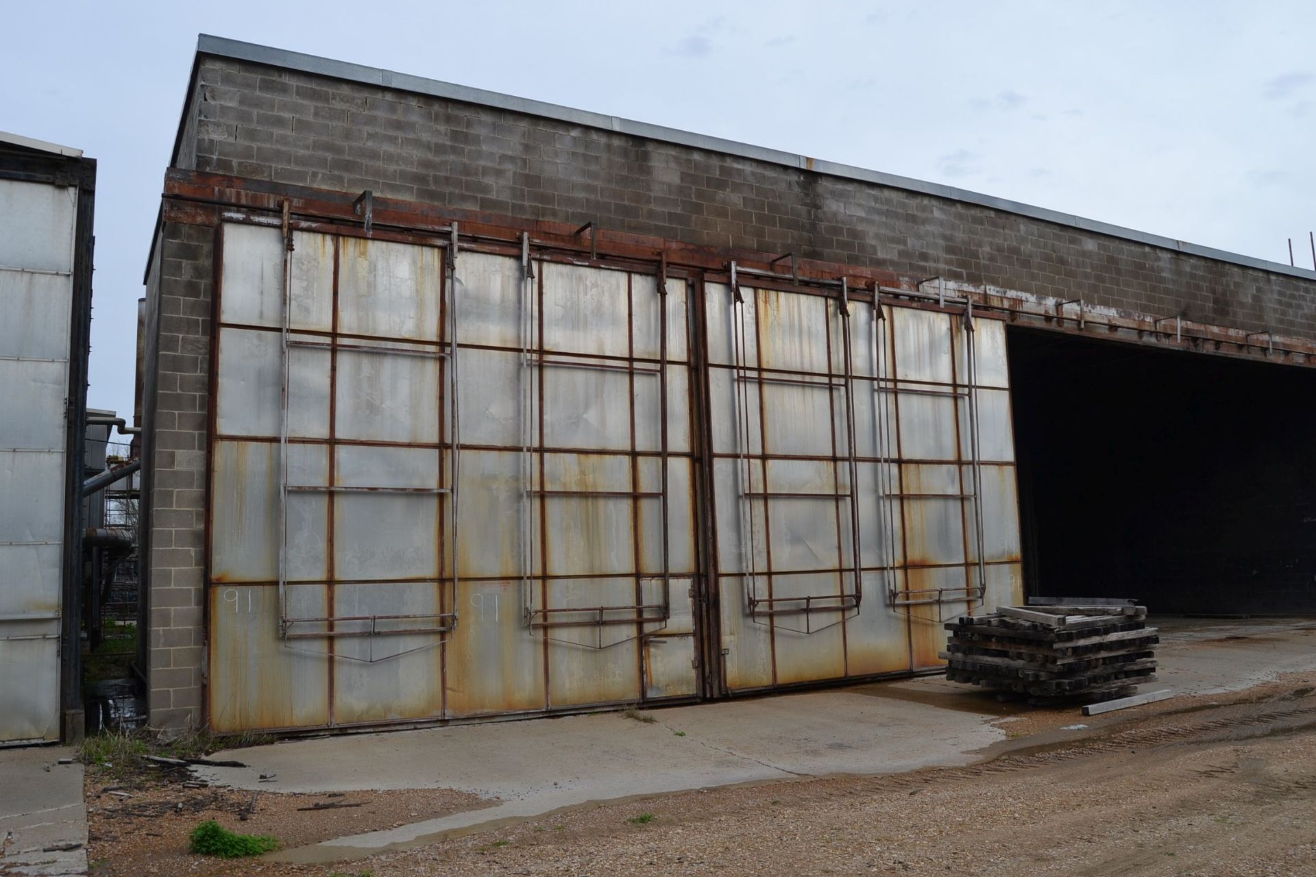 32'X80' BLOCK DRY KILNS W/FANS, DOORS & CONTROLS