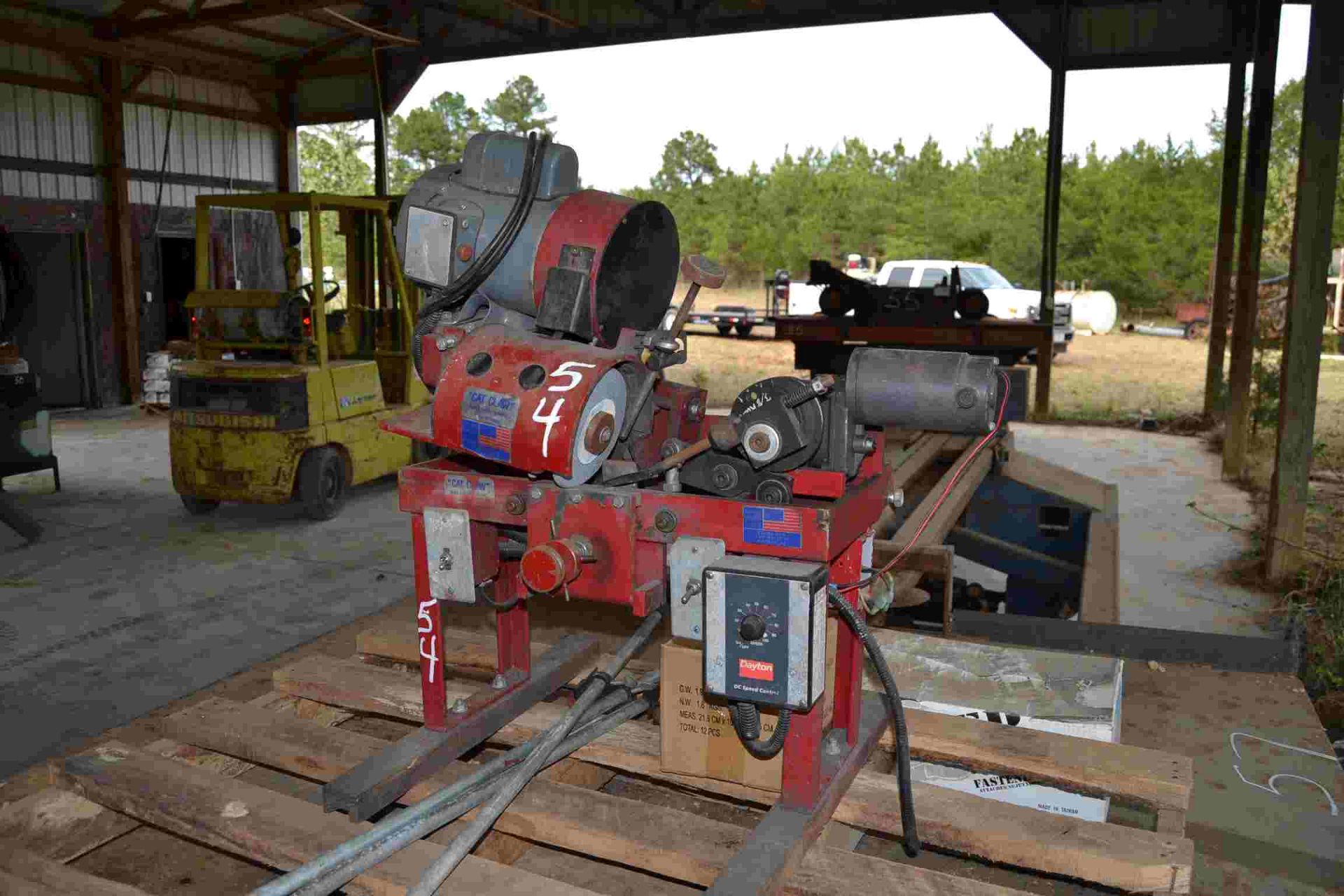 CAT CLAW BAND SAW SHARPENER W/ CONTROLS LOCATED SITE 1 - Image 2 of 2