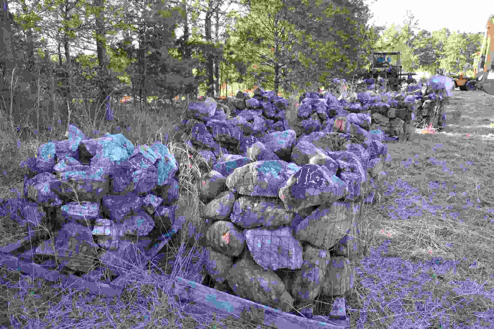 (20) PALLETS OF FIELD STONE LOCATED SITE 1 - Image 2 of 3