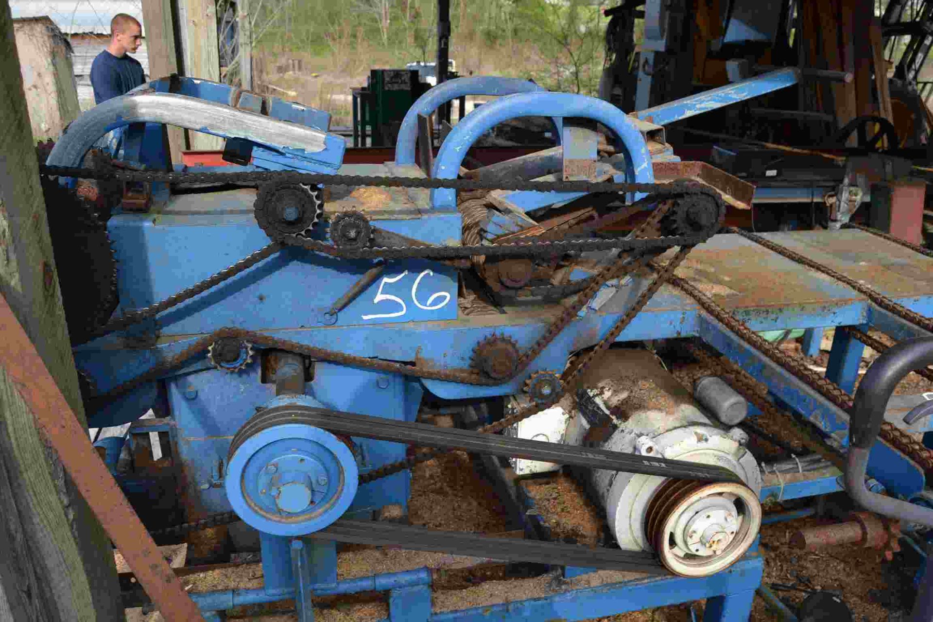 CUSTOM BUILT 2 SAW EDGER W/FEED CHAIN W (2) 20HP MOTOR & CONTROLS NO HYDRAULIC PACK OR STARTER - Image 2 of 4