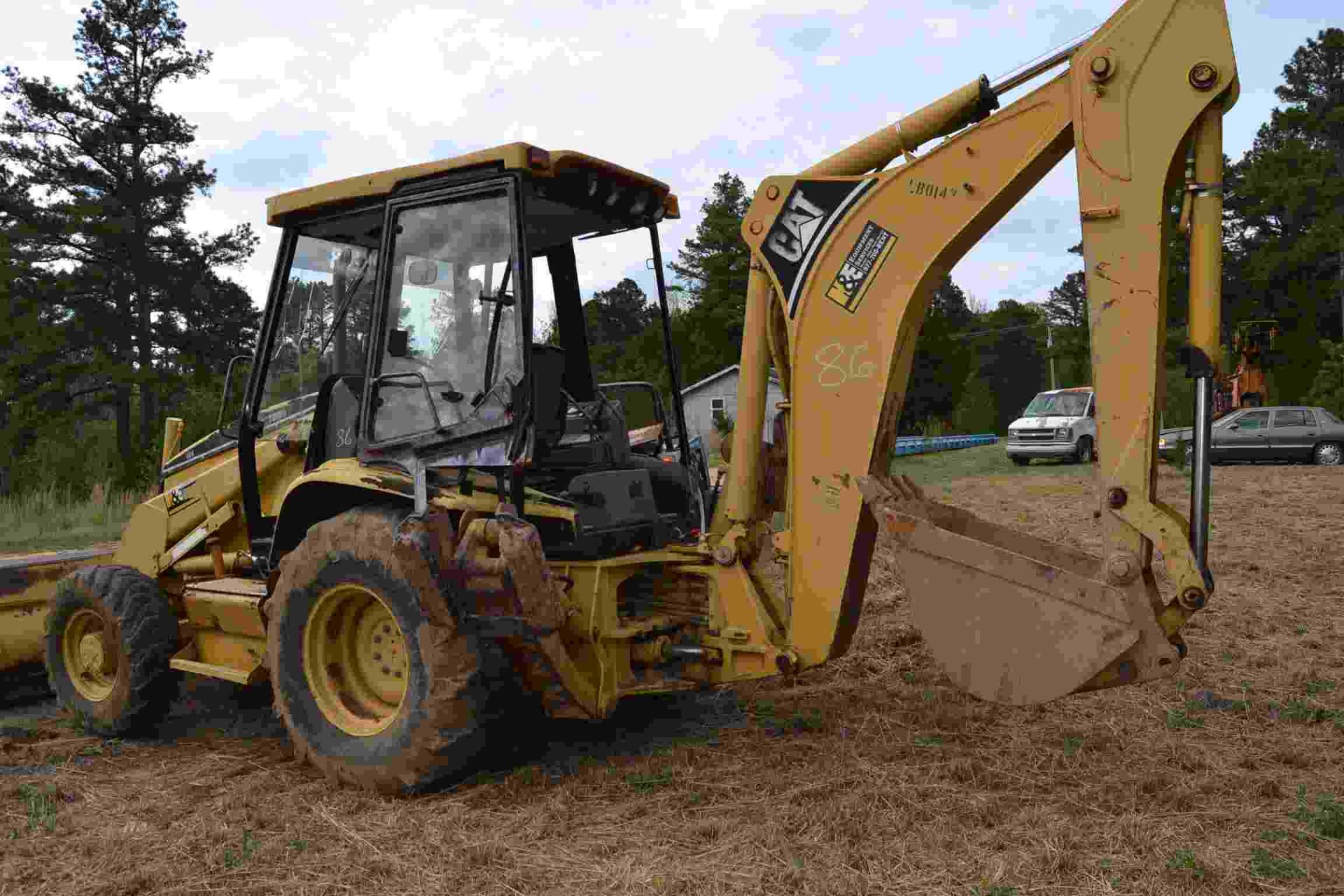 CAT 416C 4X4 BACK HOE W/ FRONT END LOADER W/ BUCKET HOUR METER DOES NOT WORK SN#5YNO5624 - Image 5 of 10