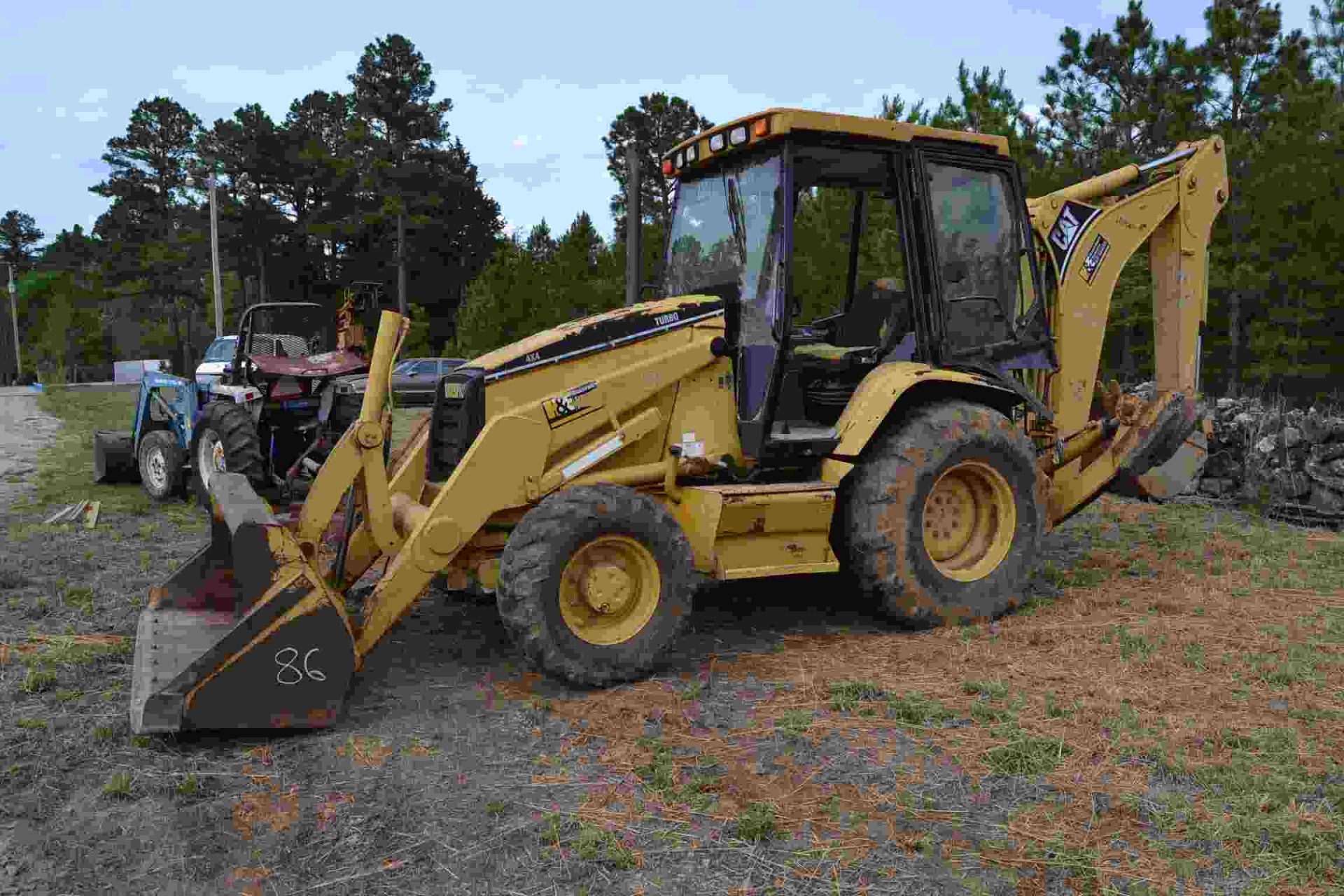 CAT 416C 4X4 BACK HOE W/ FRONT END LOADER W/ BUCKET HOUR METER DOES NOT WORK SN#5YNO5624 - Image 2 of 10
