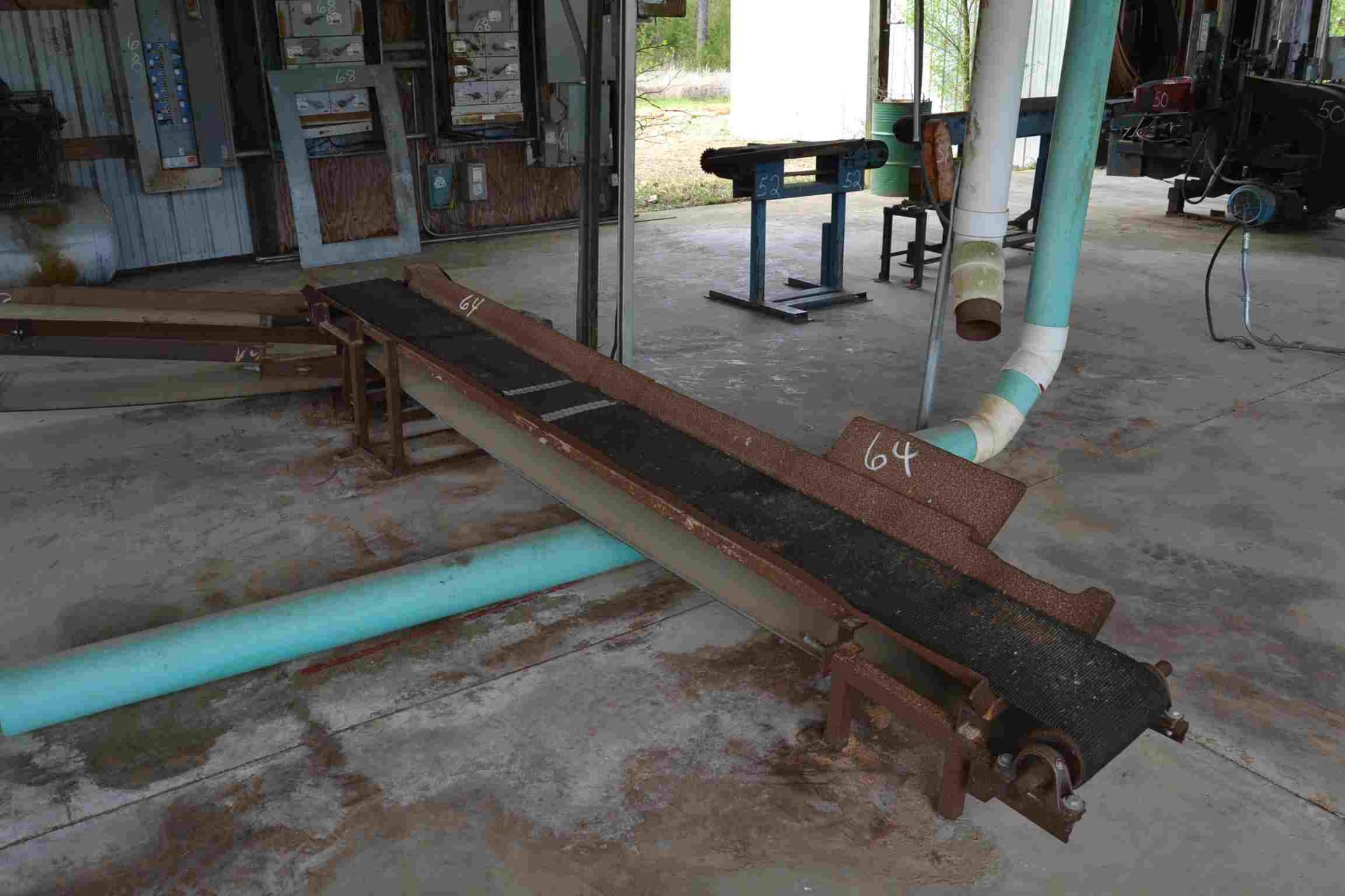 12"X11' INCLINE BELT CONVEYOR W/ ELECTRIC DRIVE LOCATED SITE 1 - Image 2 of 2