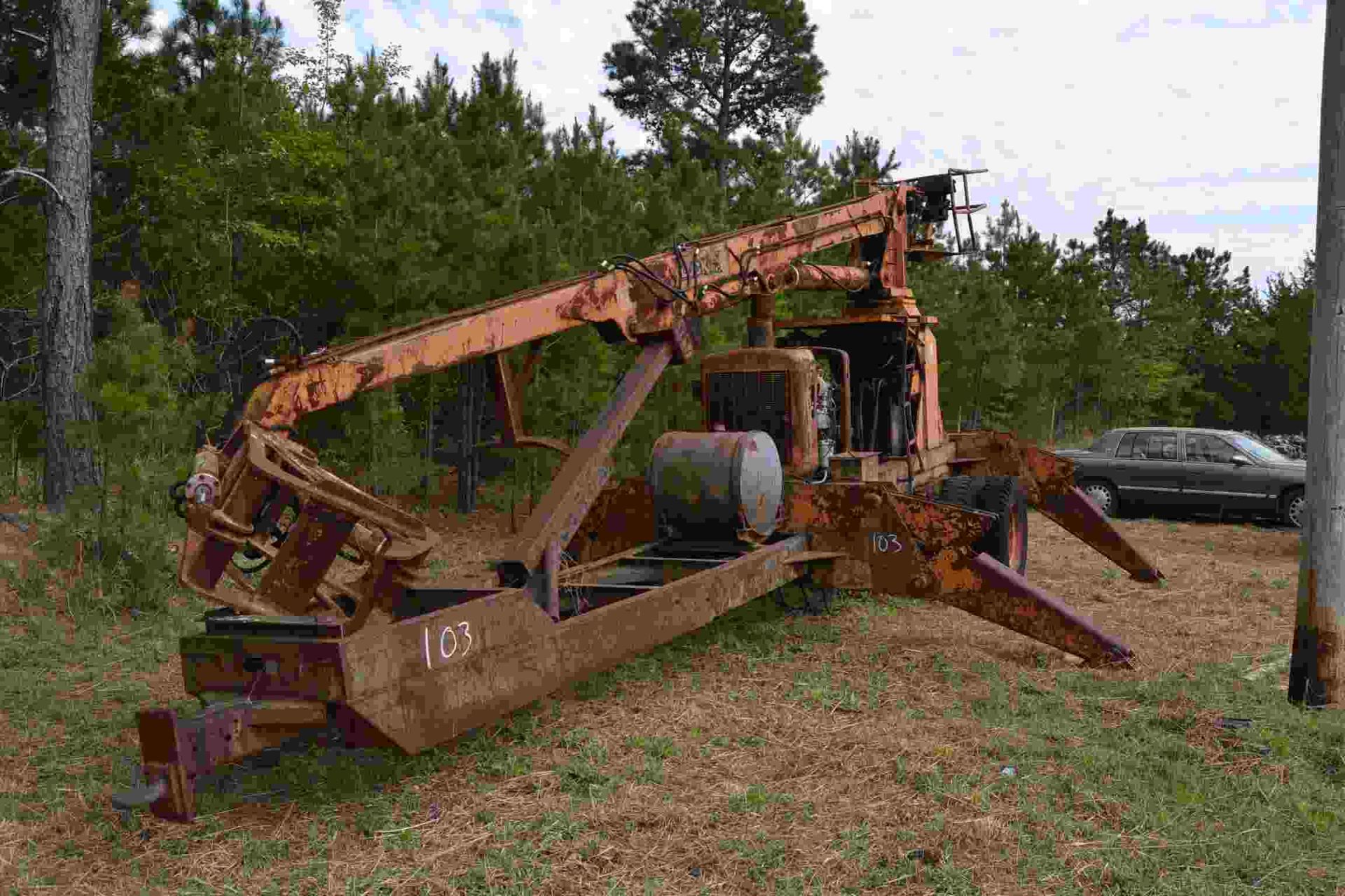 LUCKY KNUCKLEBOOM LOADER MOUNTED ON PINTAL HITCH TRAILER - Image 2 of 3