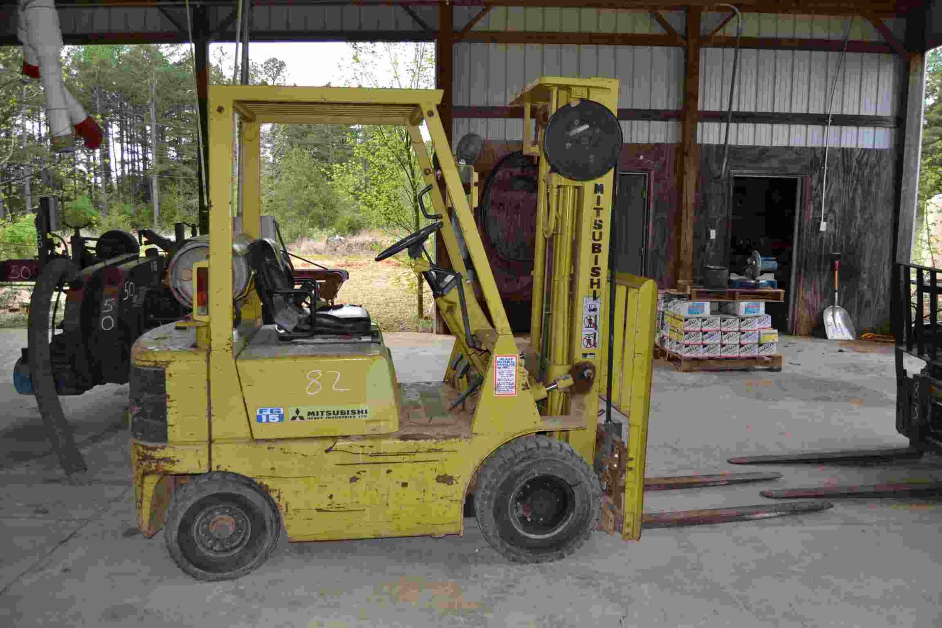 MITSUBISHI MODEL 615 FORKLIFT - Image 2 of 5