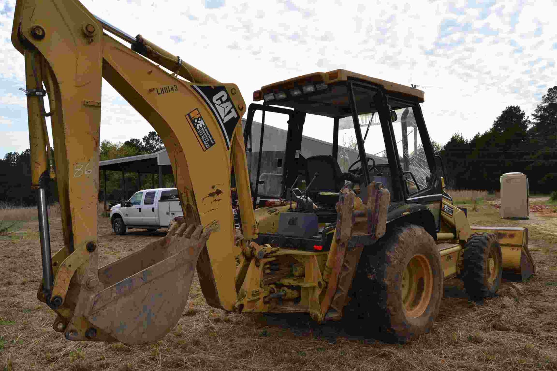 CAT 416C 4X4 BACK HOE W/ FRONT END LOADER W/ BUCKET HOUR METER DOES NOT WORK SN#5YNO5624 - Image 7 of 10