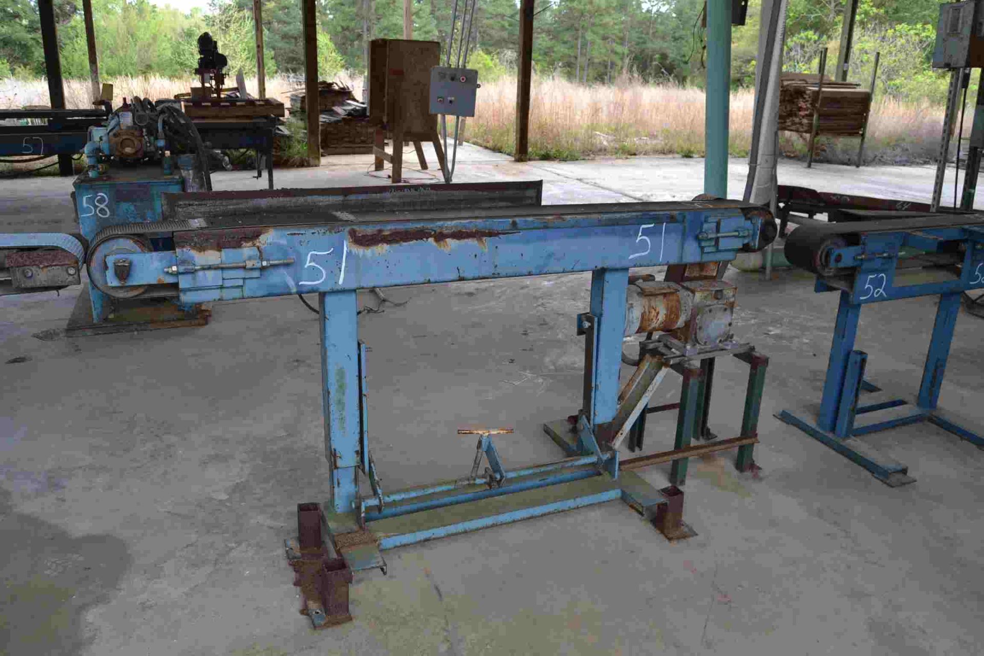 MORGAN 6"X7' BELT TRANSFER W/ ELECTRIC DRIVE LOCATED SITE 1