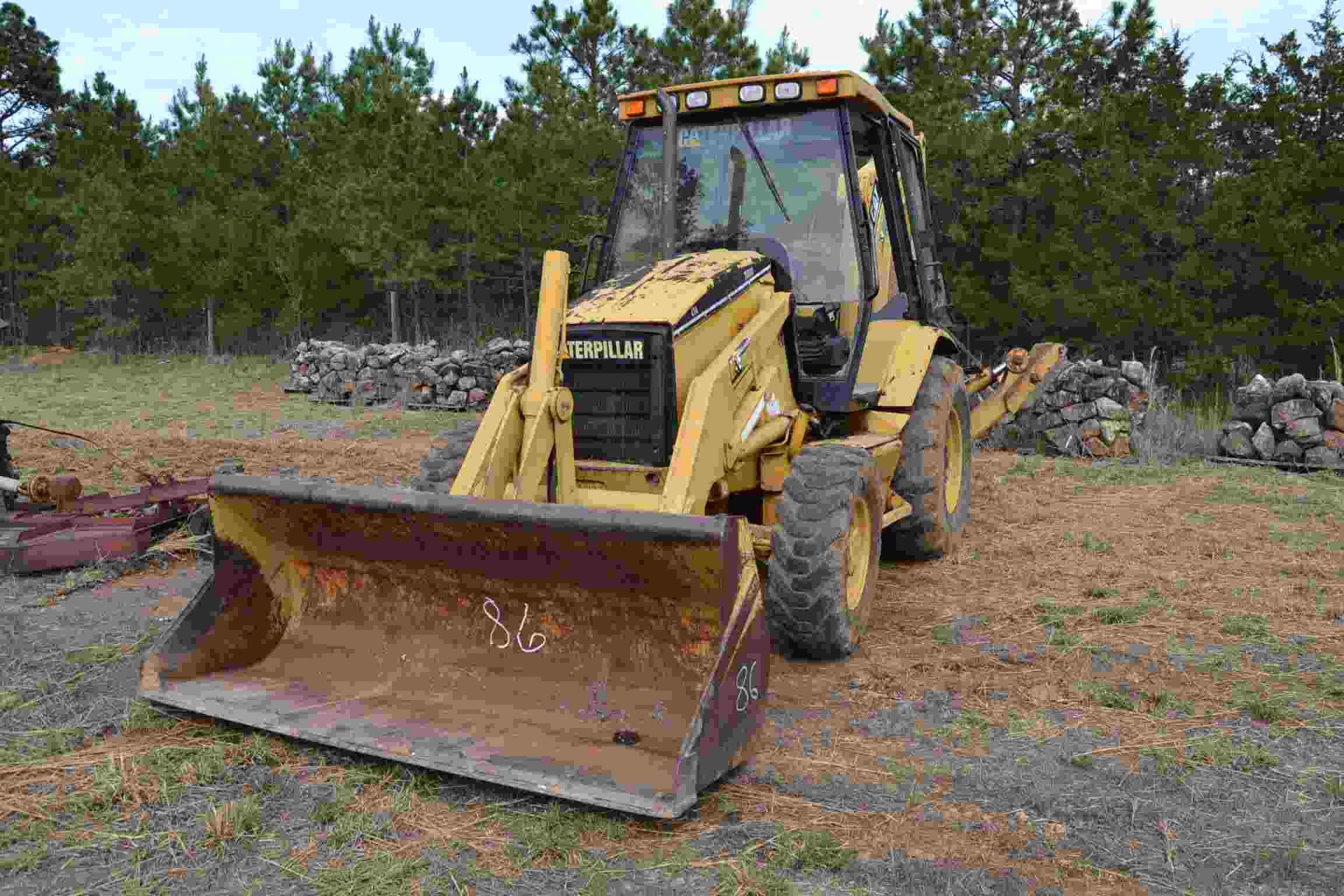 CAT 416C 4X4 BACK HOE W/ FRONT END LOADER W/ BUCKET HOUR METER DOES NOT WORK SN#5YNO5624 - Image 10 of 10