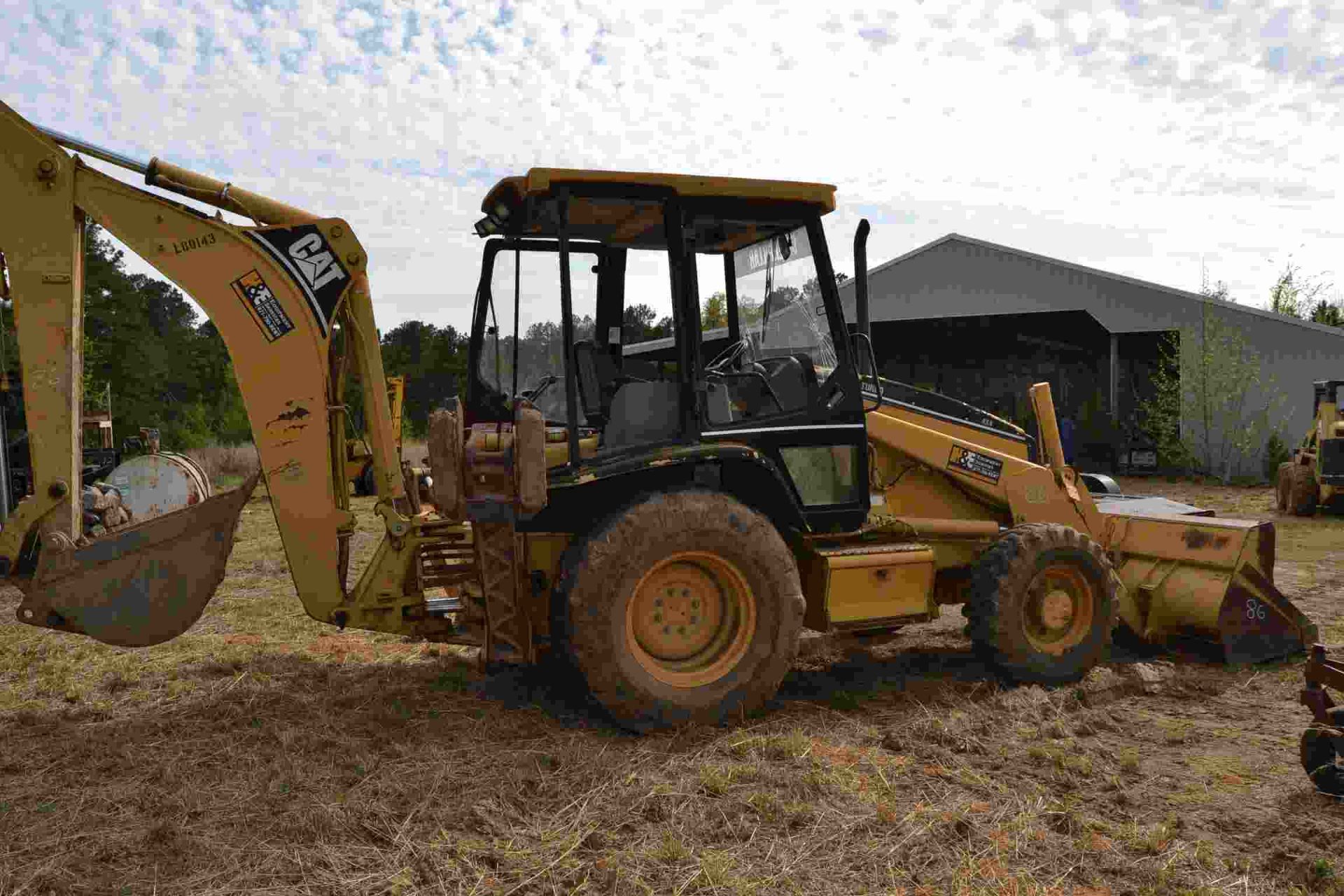 CAT 416C 4X4 BACK HOE W/ FRONT END LOADER W/ BUCKET HOUR METER DOES NOT WORK SN#5YNO5624 - Image 8 of 10