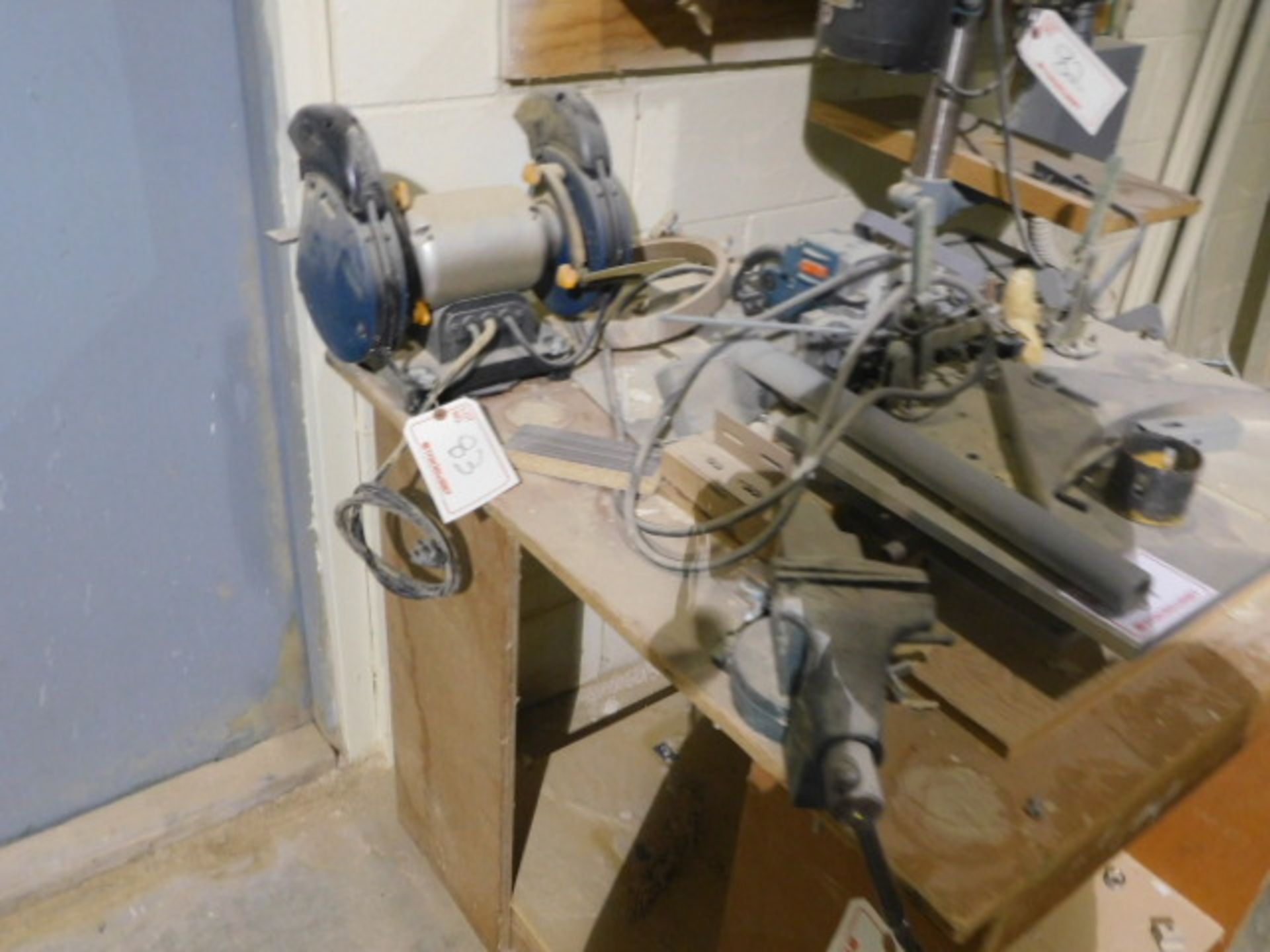 BENCH GRINDER & VISE