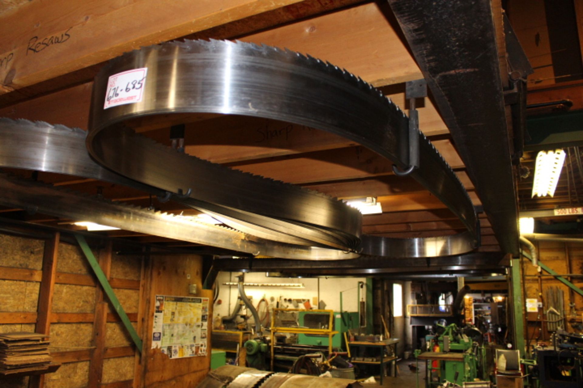 RIGHT HAND RESAW BLADE FOR 42" RESAW; SHARPENED