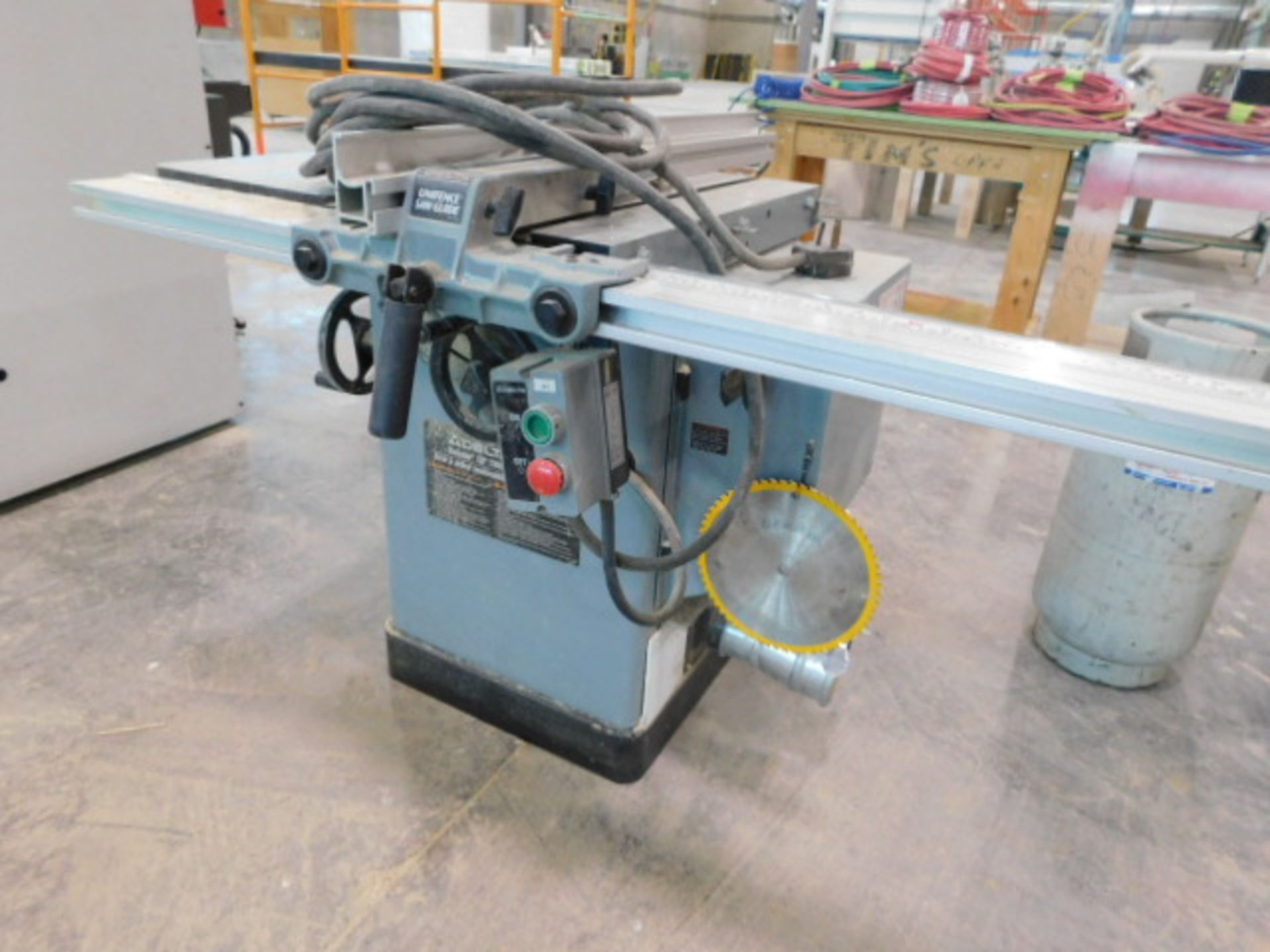 DELTA UNISAW 10” TABLE SAW, DELTA UNISAW FENCE