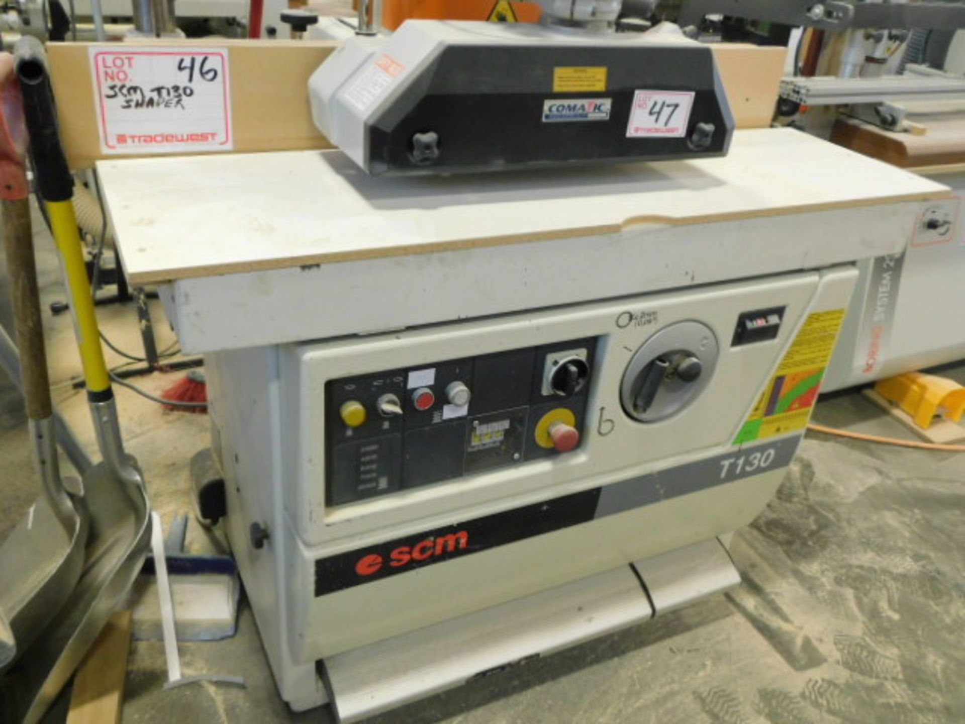 SCM T130N VERTICAL SPINDLE SHAPER, 220V