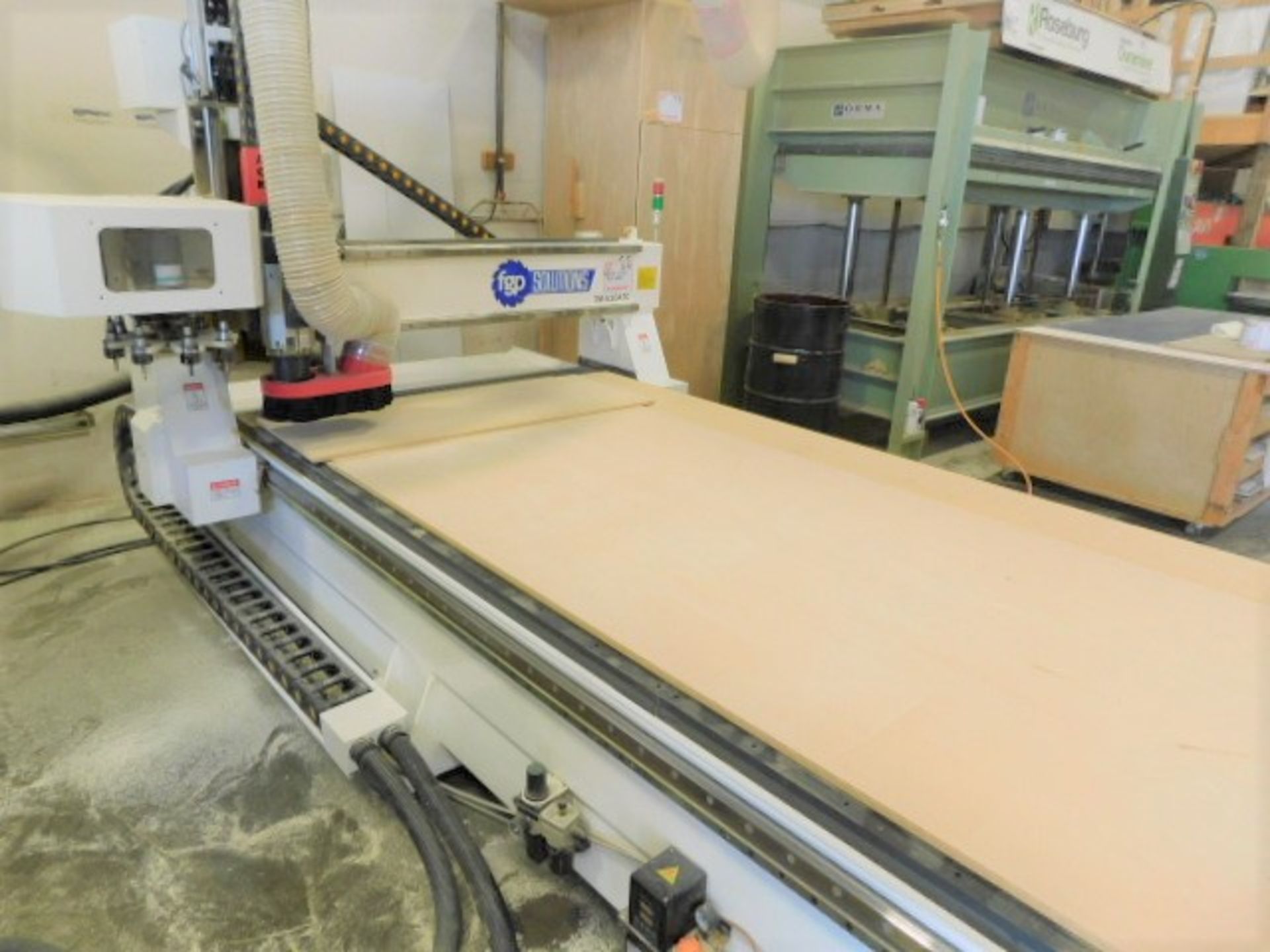 2014 ACM CNC ROUTER, 3 AXIS, MOD. SHARPI-TM510ATC, 220V, 8 TOOL AUTO CHANGE, OPEN SOURCE SOFTWARE - Image 2 of 5