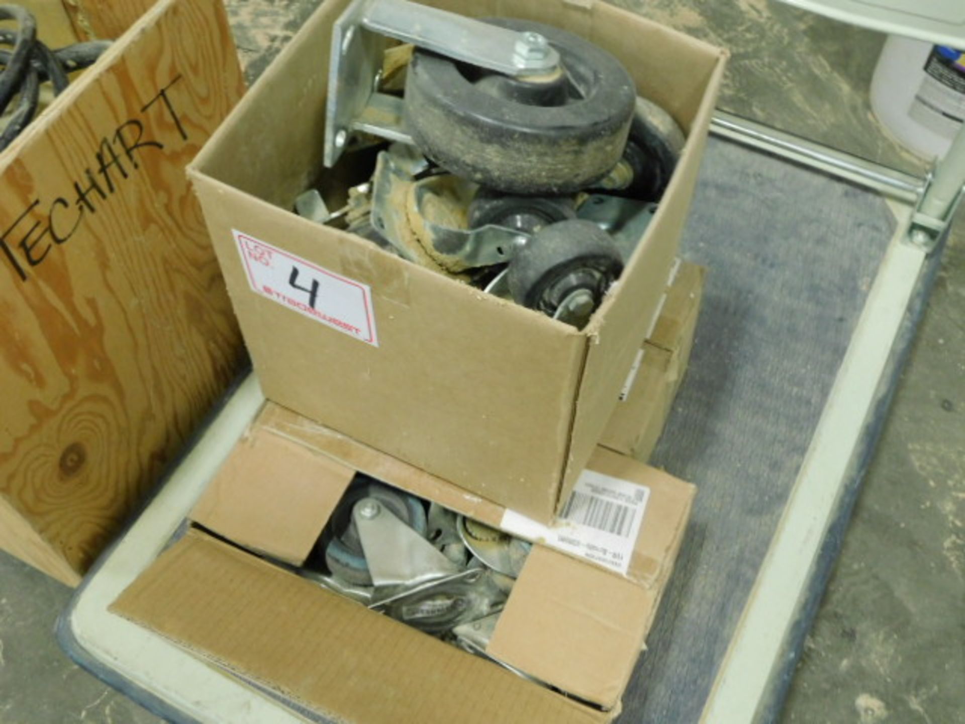 (3) BOXES OF CASTORS