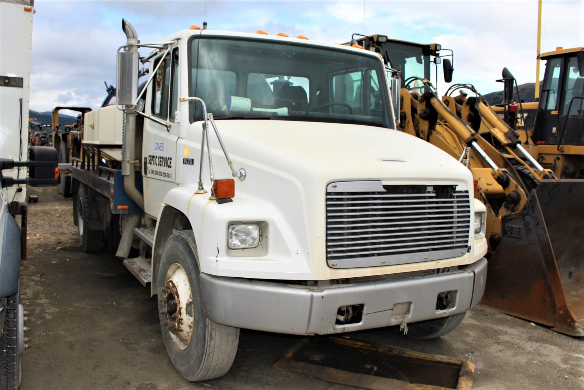 2001 Freightliner FL70 Vacuum Truck, 12' Deck, Smith Tank; S/N 1FVABTBV72HK10533; Meter Shows 4,321; - Image 3 of 7