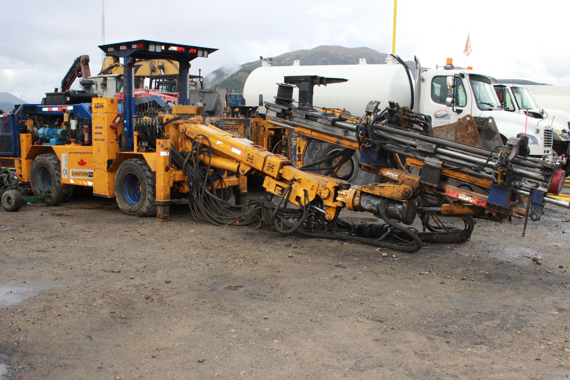 2008 RDH Drillmaster 100EH Jumbo Drill, Converted to Long Hoe, S/N 08-1046; Meter Shows 350 Hrs; ( - Image 2 of 7