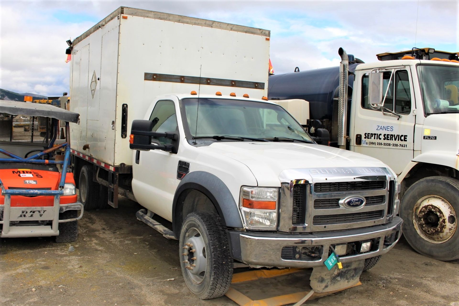 2009 Ford F550 XL Super Duty Box Truck, 6.8L V10, w/ Landa Kohler Hot Washer Pressure Cleaner; VIN - Image 2 of 9