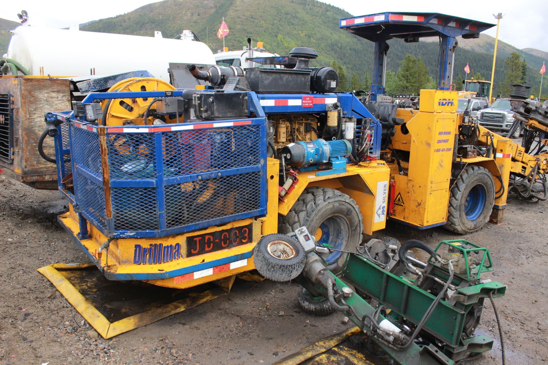 2008 RDH Drillmaster 100EH Jumbo Drill, Converted to Long Hoe, S/N 08-1046; Meter Shows 350 Hrs; ( - Image 5 of 7