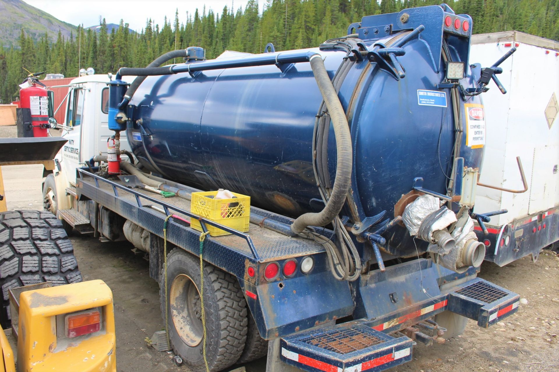 2001 Freightliner FL70 Vacuum Truck, 12' Deck, Smith Tank; S/N 1FVABTBV72HK10533; Meter Shows 4,321; - Image 7 of 7