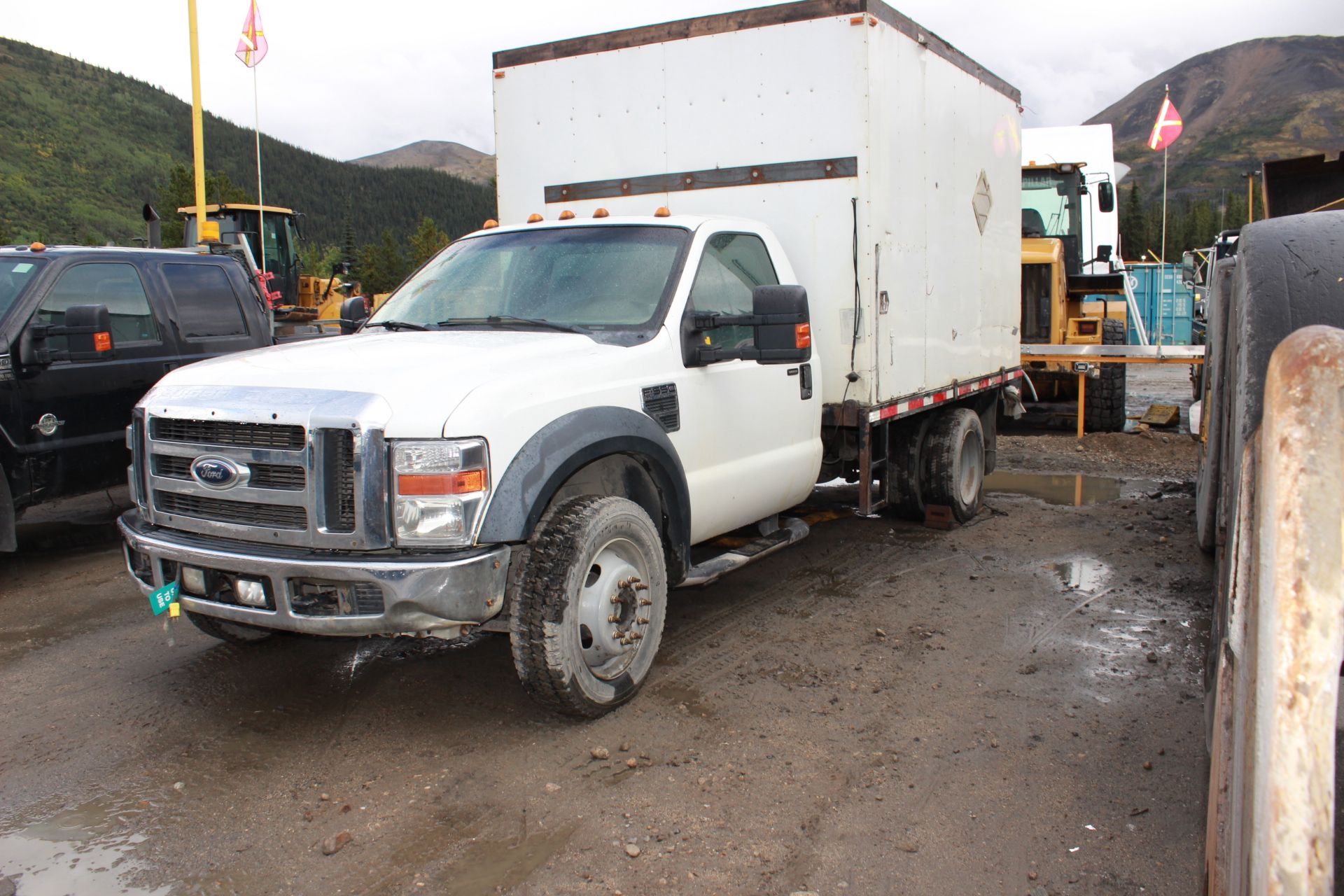 2009 Ford F550 XL Super Duty Box Truck, 6.8L V10, w/ Landa Kohler Hot Washer Pressure Cleaner; VIN