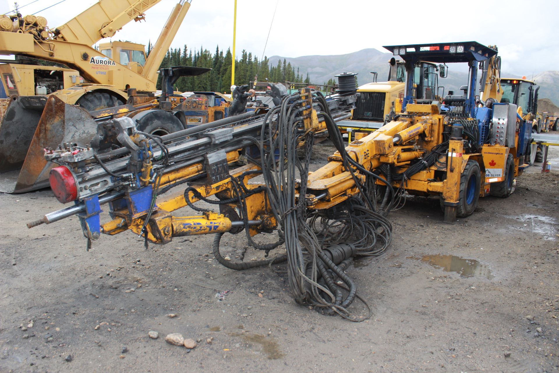 2008 RDH Drillmaster 100EH Jumbo Drill, Converted to Long Hoe, S/N 08-1046; Meter Shows 350 Hrs; (