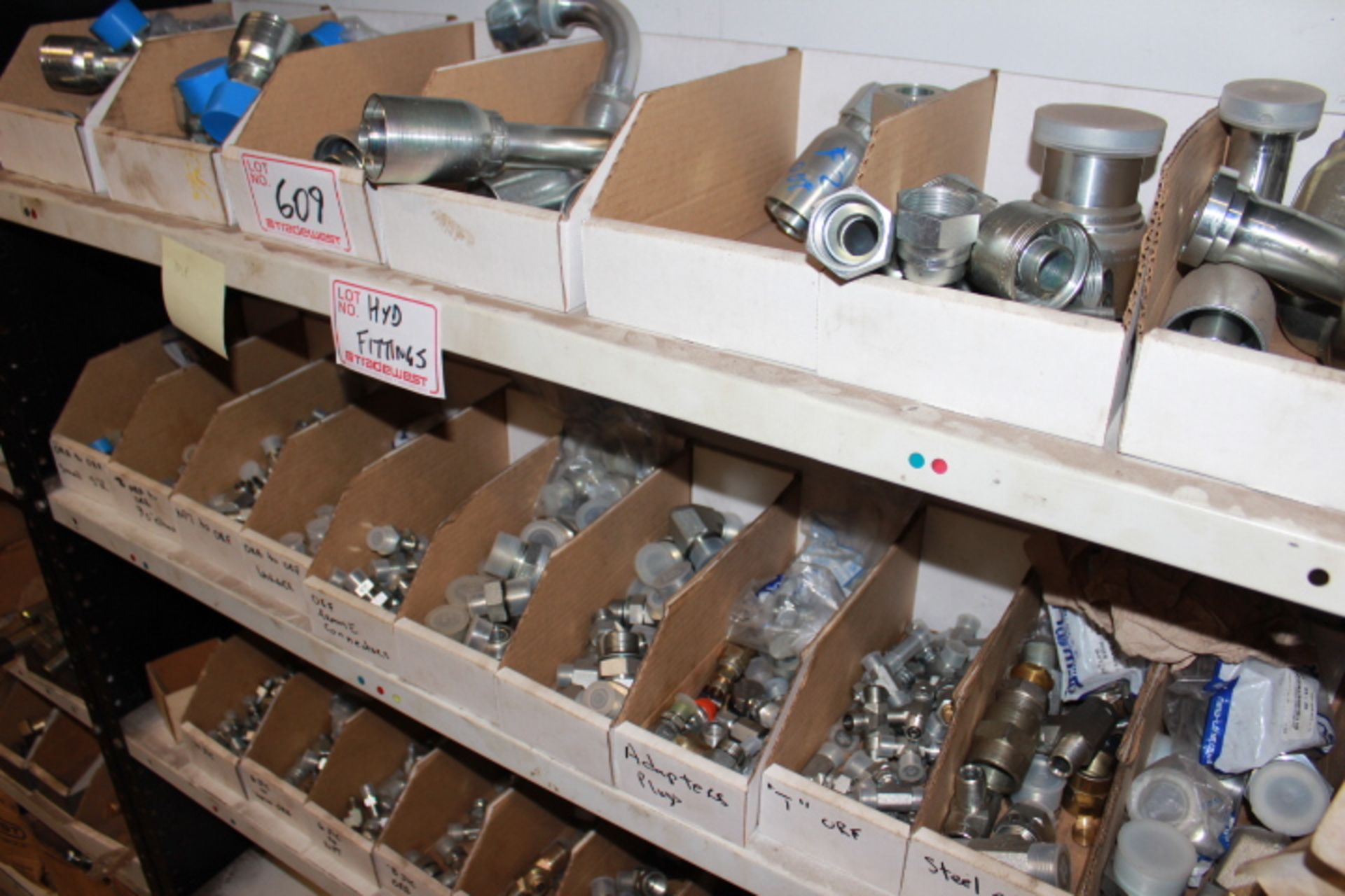 SHELF OF NEW HYDRAULIC FITTINGS - Image 3 of 3