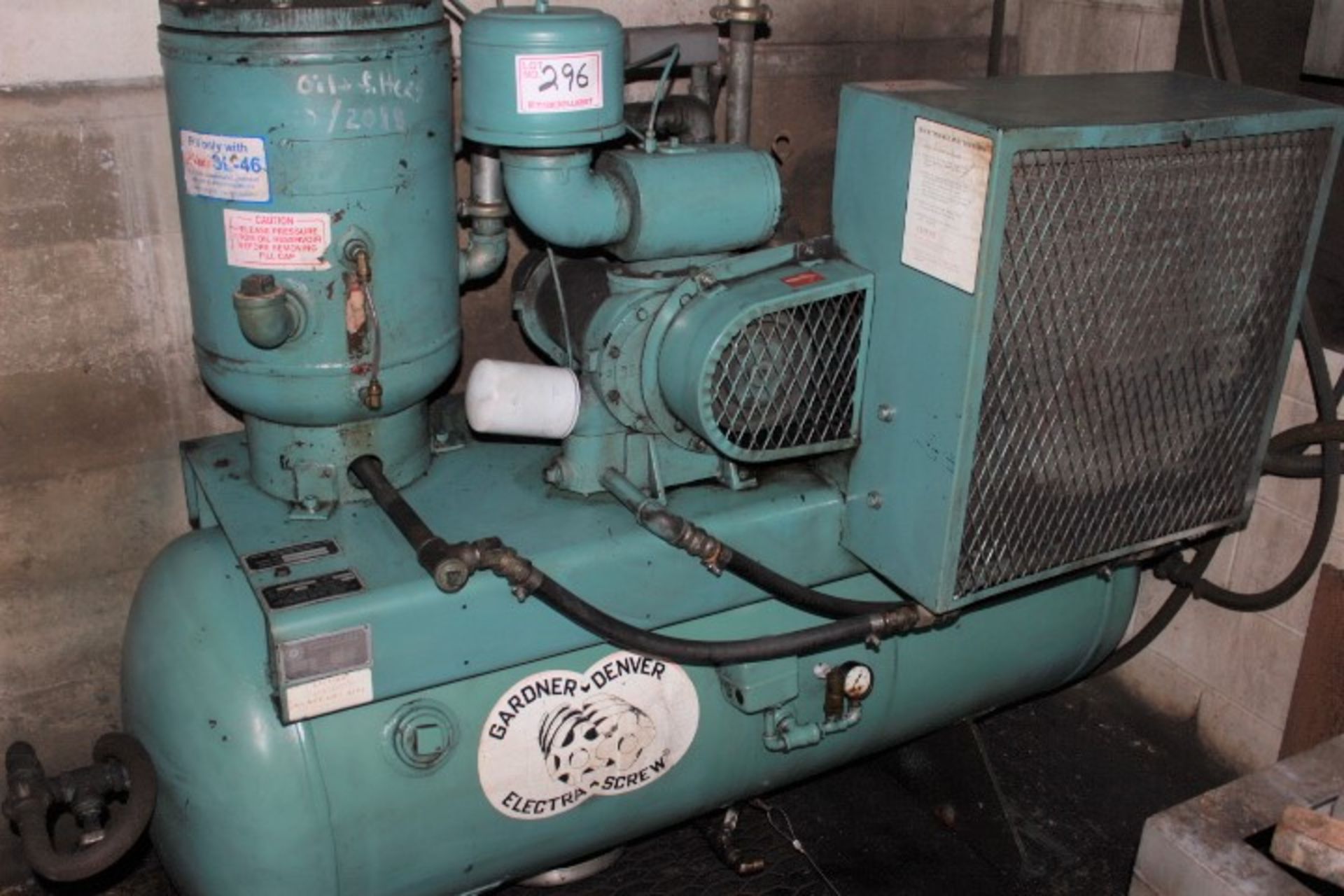 GARDNER DENVER 15HP COMPRESSOR, MOD. BESFB