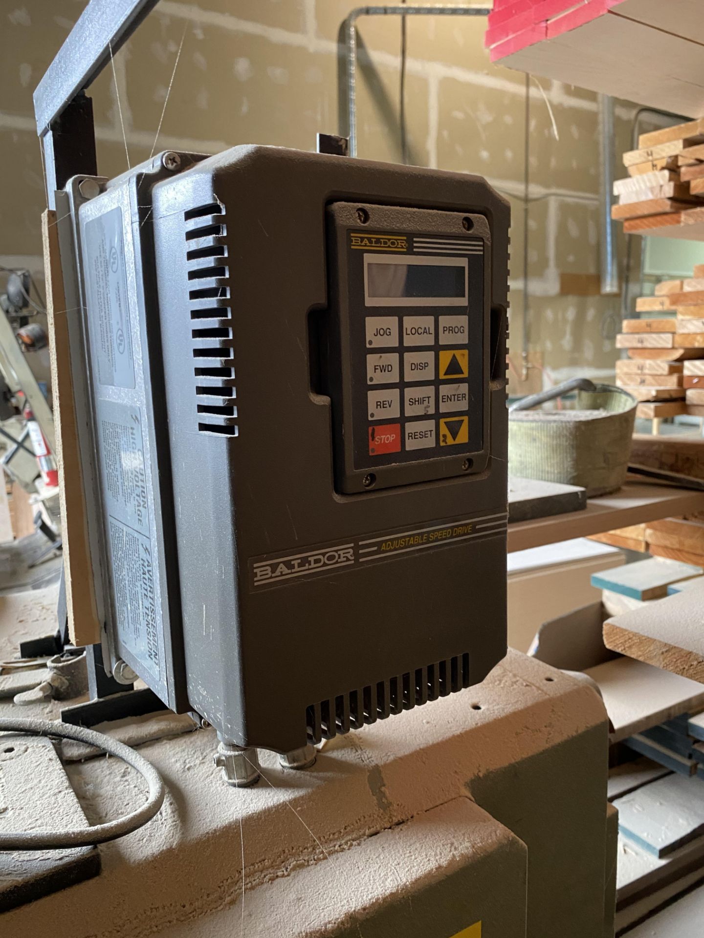 Ogam PO 280 MultiRip Saw, 460v, w/ Laserlight, Baldor Variable Frequency Drive, 12" x 5" Capacity - Image 5 of 5