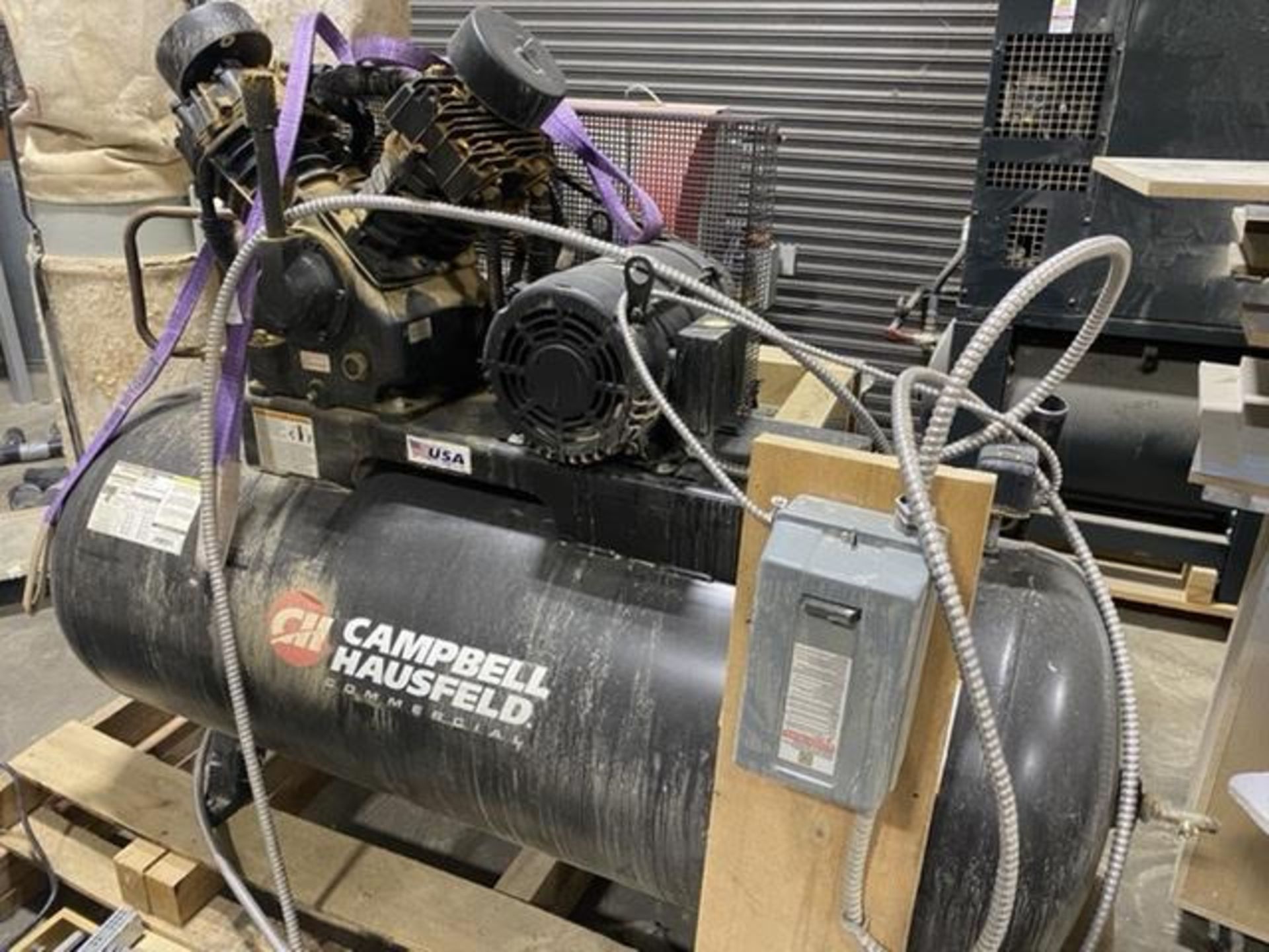 CAMPBELL HAUSFELD 10HP COMPRESSOR, 208-230/460V