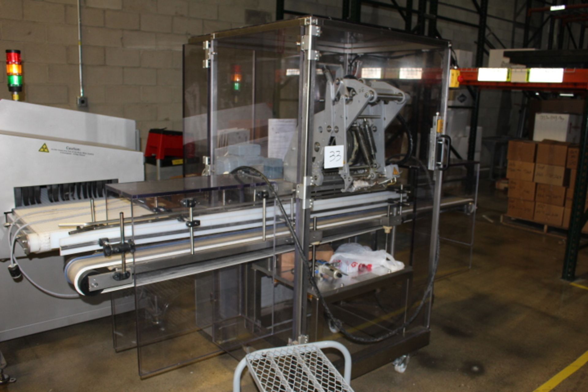 Thurling Closing Machine for roll down coffee-style bags s/n 87X1304 (new 2017)